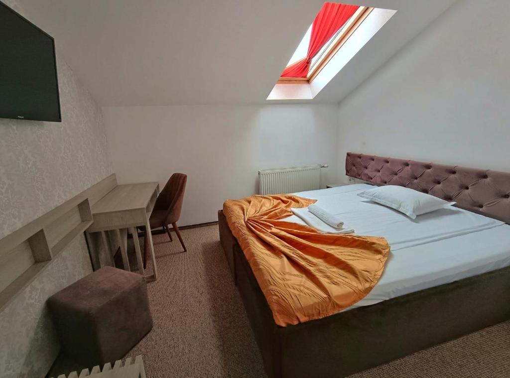 Room, Double Bed, Attic