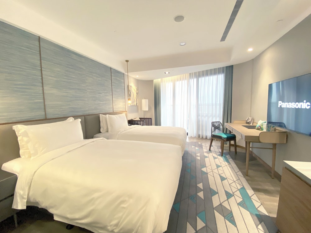 غرفة تنفيذية بسريرين منفصلين بإطلالة على البحيرة، Wyndham Sun Moon Lake 2/4