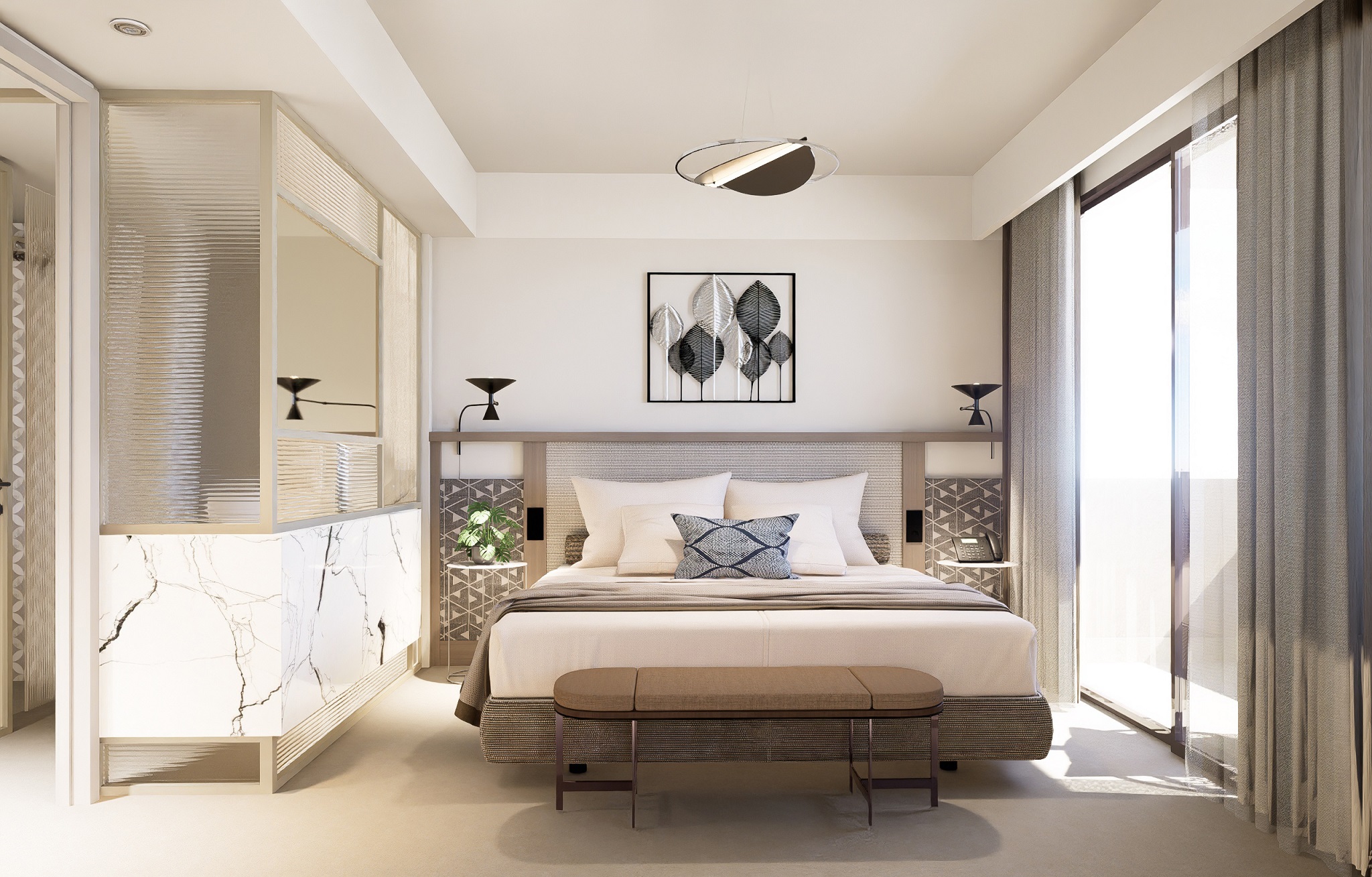 Junior Suite, Lateral Side Sea View