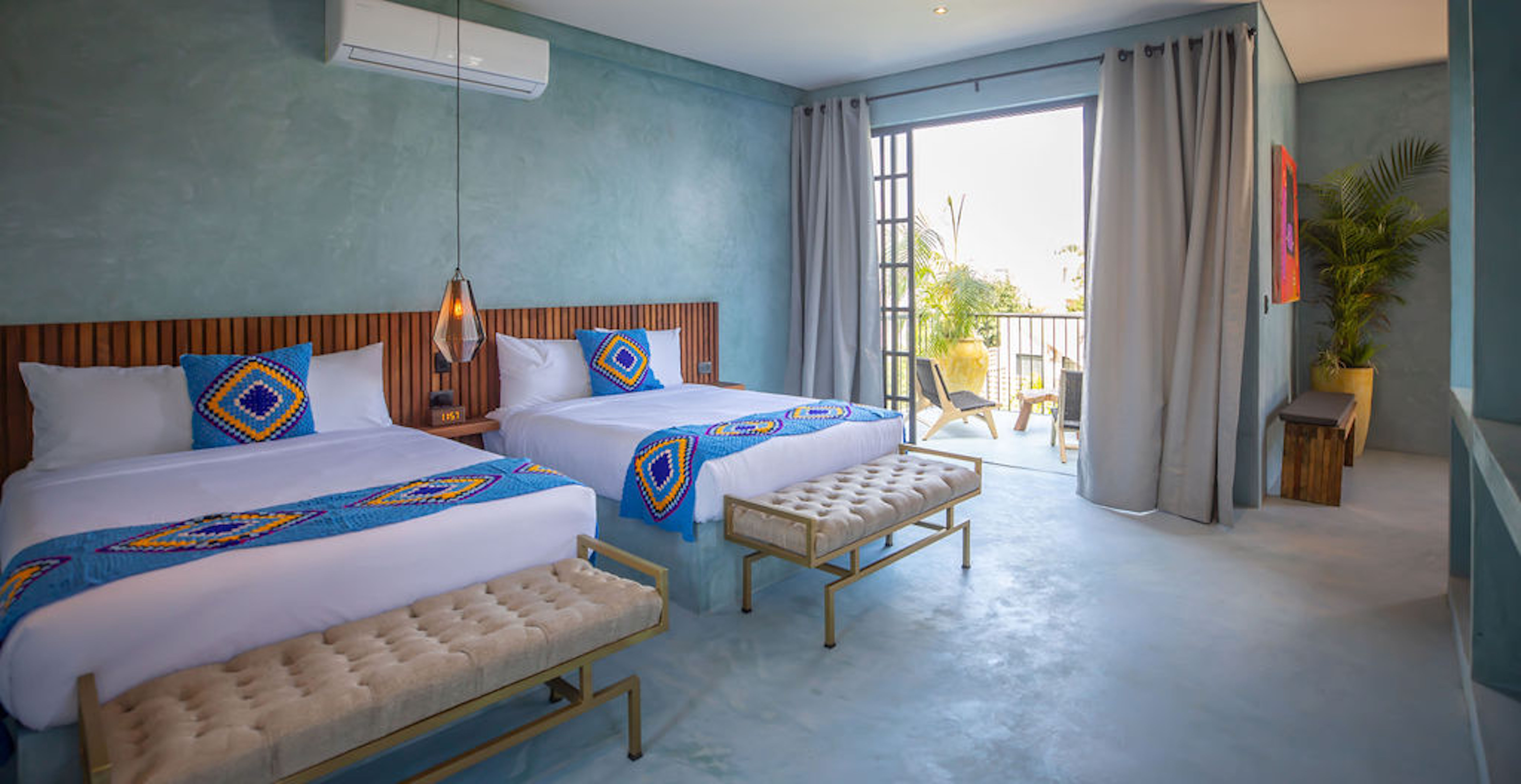 Room, Double Bed, Balcony