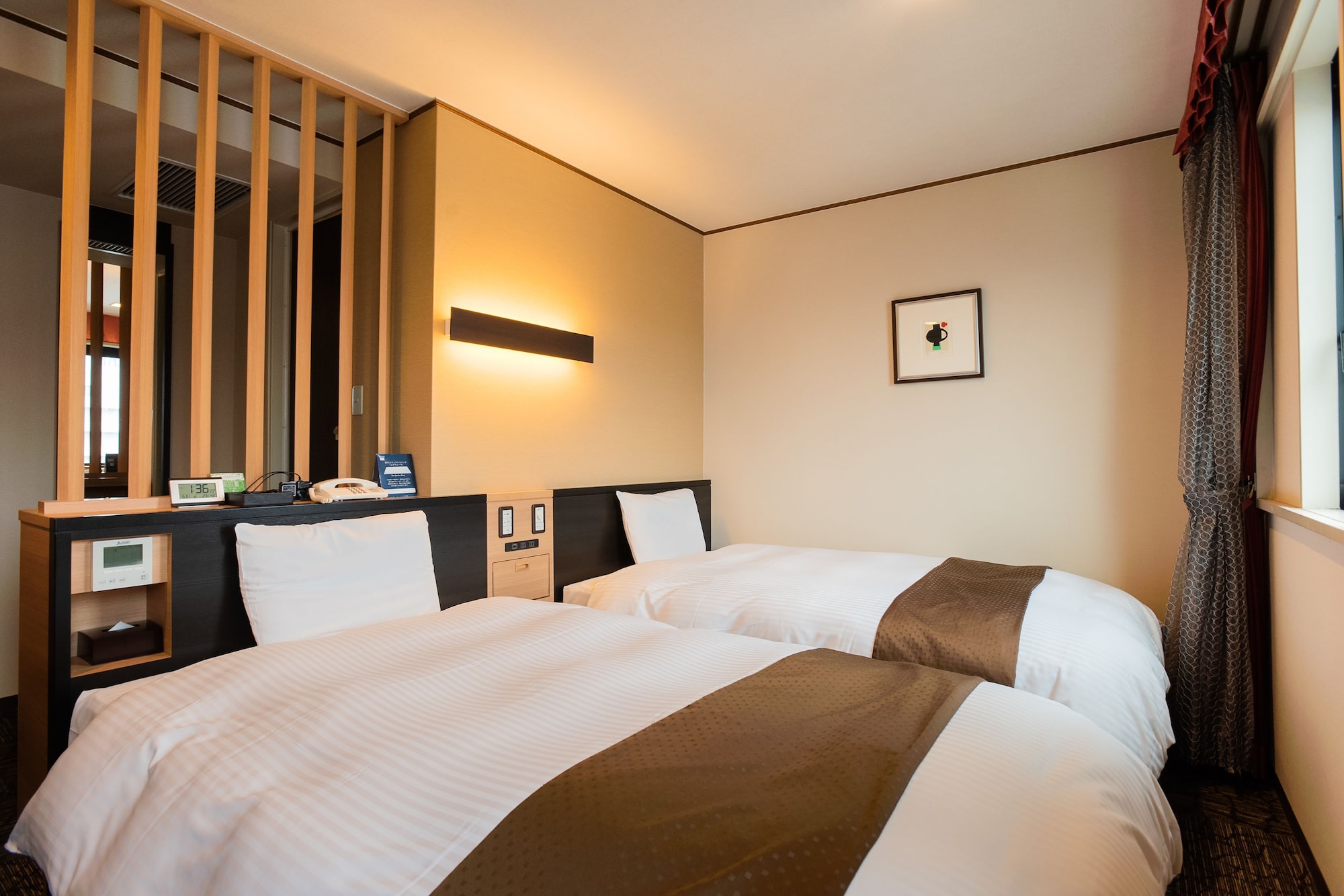 غرفة ملكية بسريرين منفصلين، Kagoshima Plaza Hotel Tenmonkan 3/4