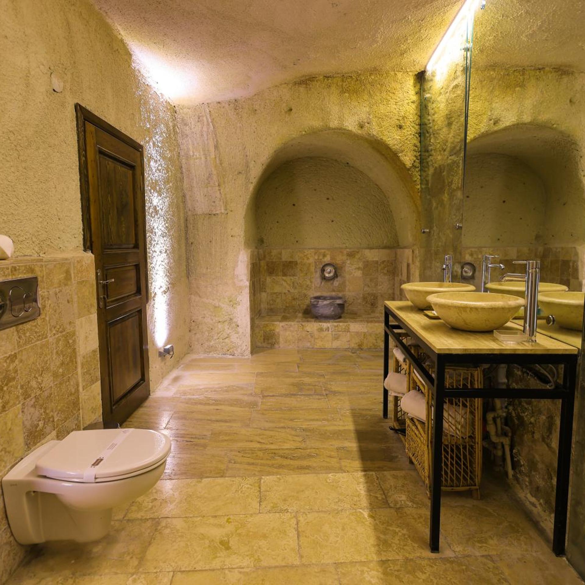 غرفة عائلية، Ortahisar Cave Hotel 5/7