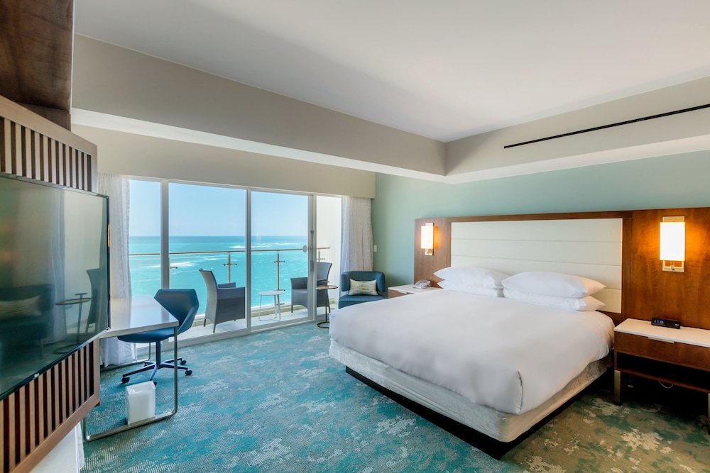 جناح رئاسي بسريرين كينج وسرير كينج وسريرين مزدوجين بإطلالة على البحر بغرفتي نوم، Caribe Hilton 2/5