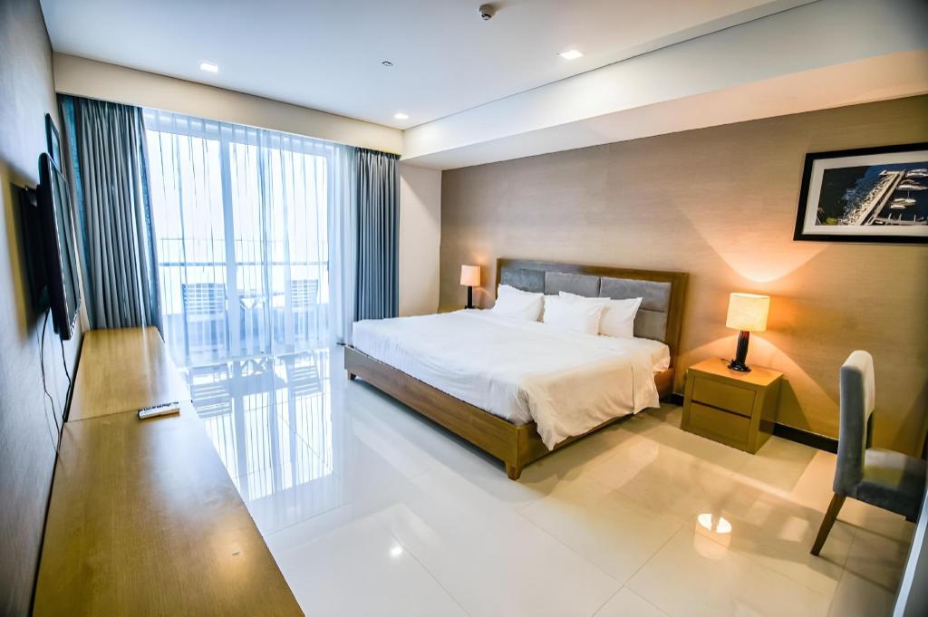 استوديو بسرير كينج بإطلالة، The Costa Nha Trang Residences 3/10