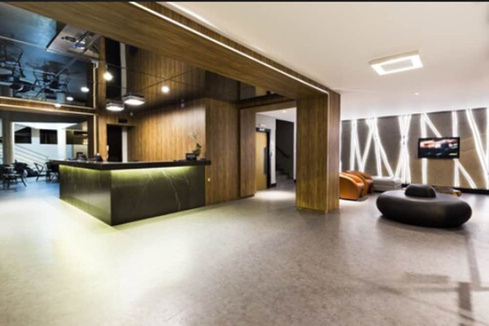 Lobby at HM Hotel, BALNEARIO CAMBORIU