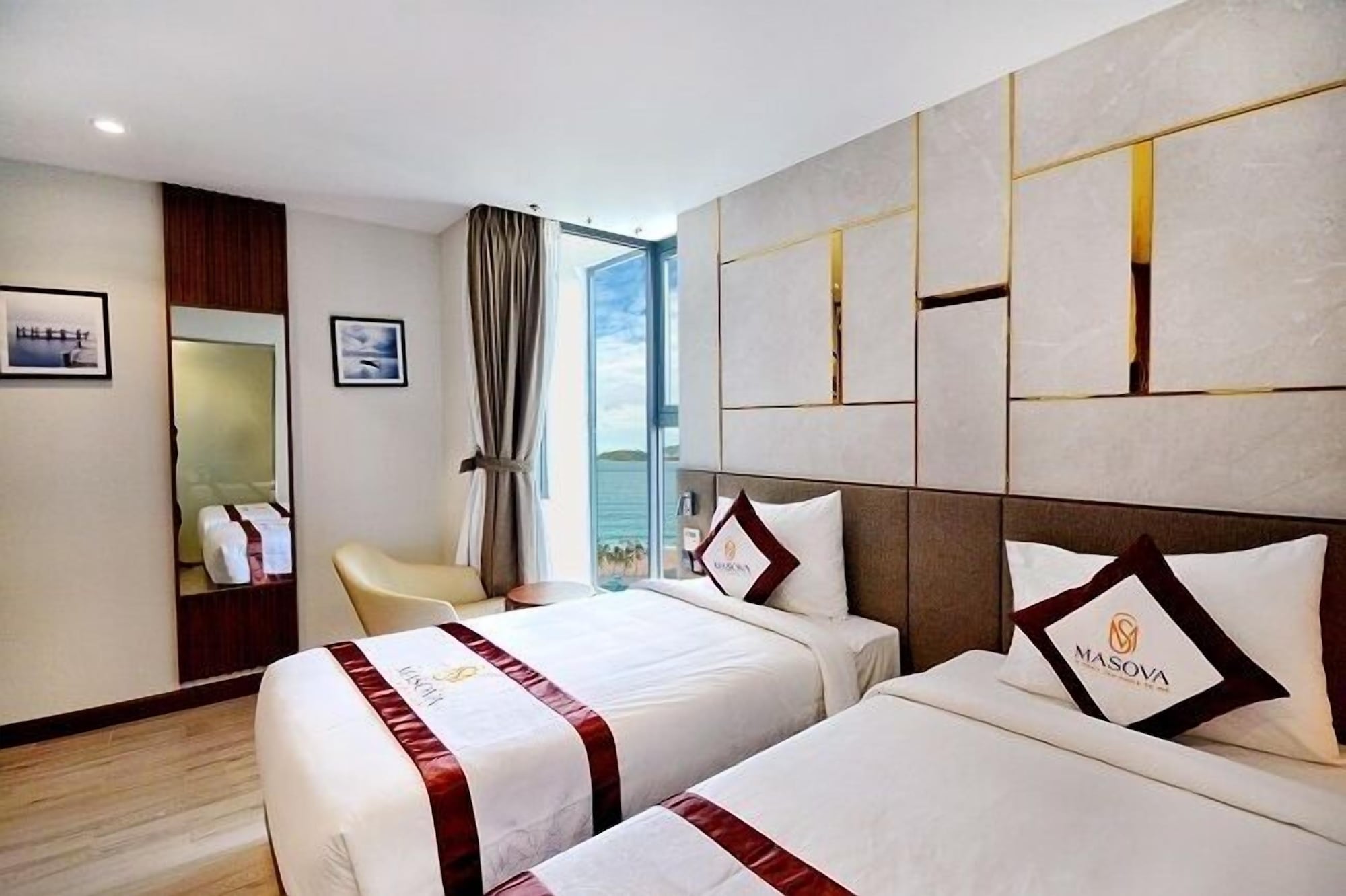 غرفة ديلوكس بسرير فردي بإطلالة جزئية على البحر، Masova Hotel 2/6