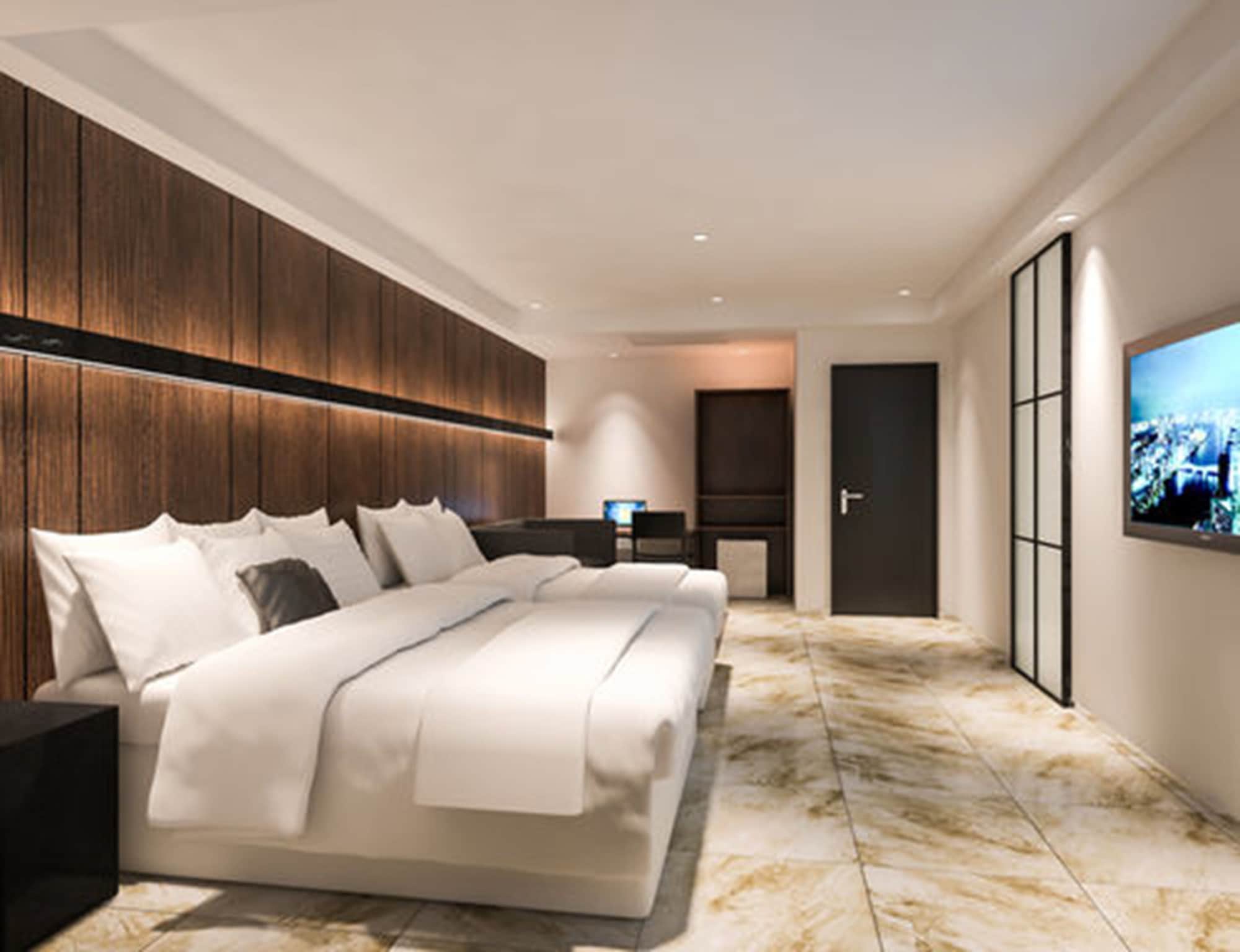 DELUXE, TWIN BEDS