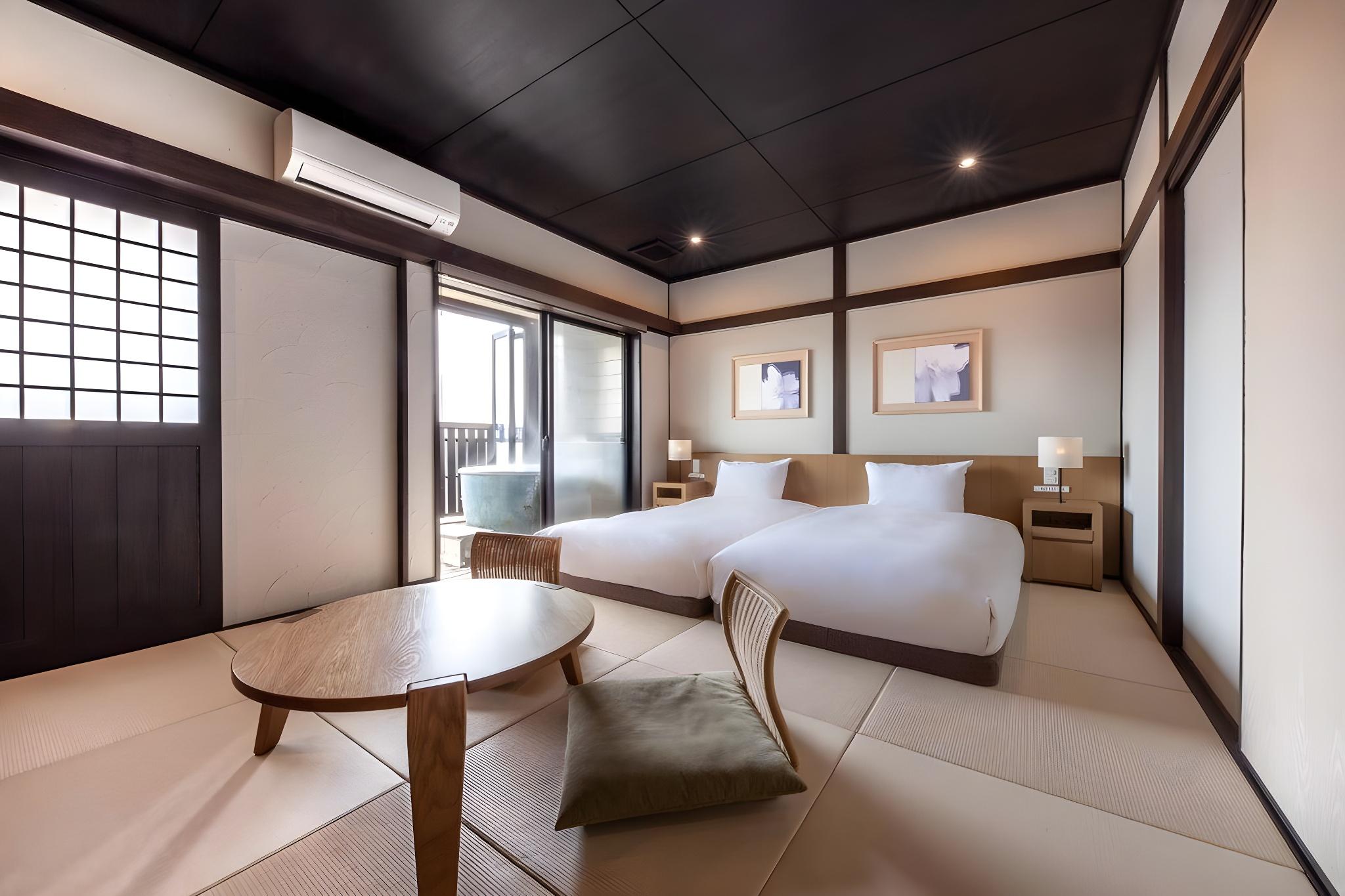 Japanese Western, Semi Room, Mountain View, Night View, Outdoor Bath