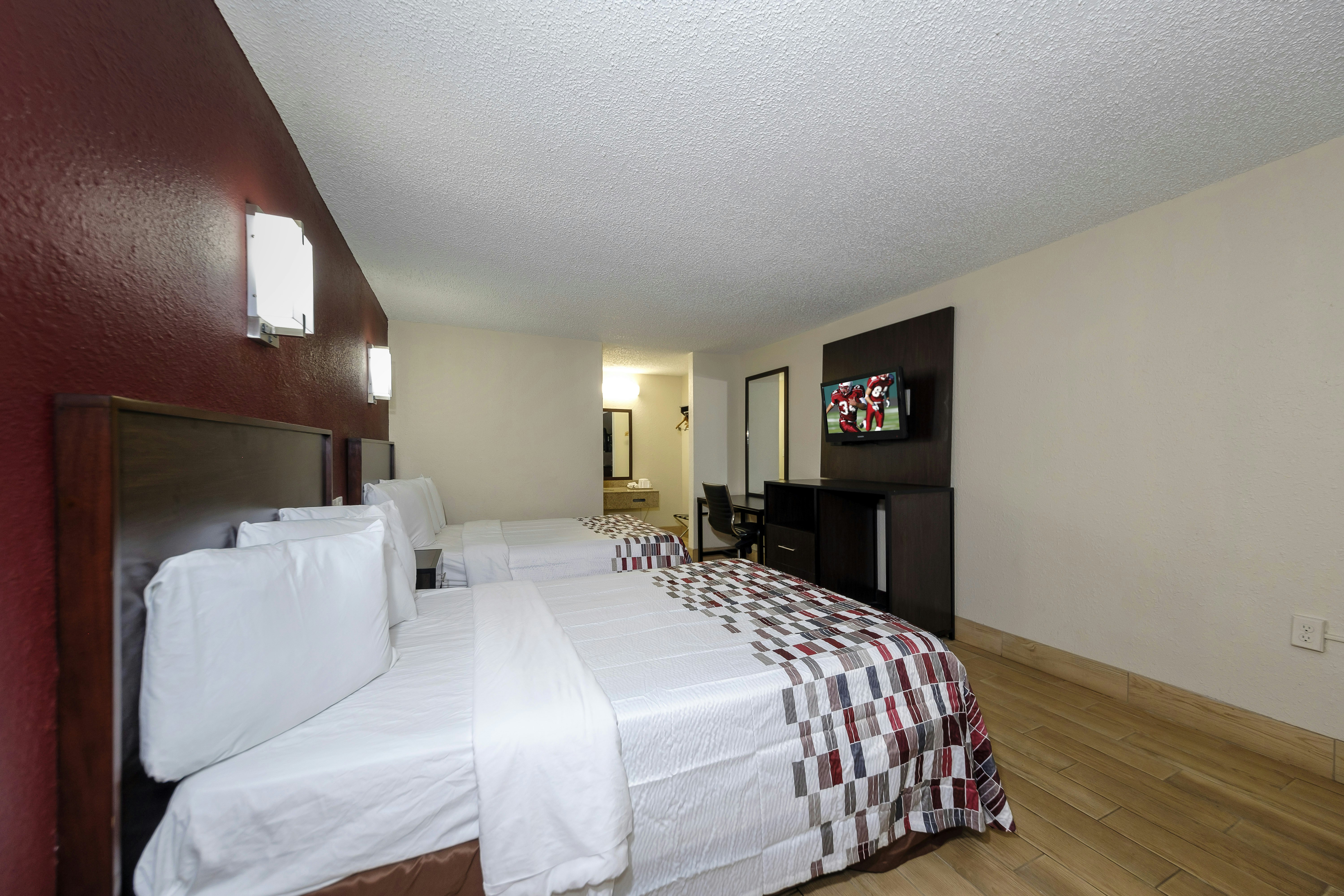 غرفة بسريرين مزدوجين للمدخنين، Red Roof Inn New Orleans Westbank 5/6