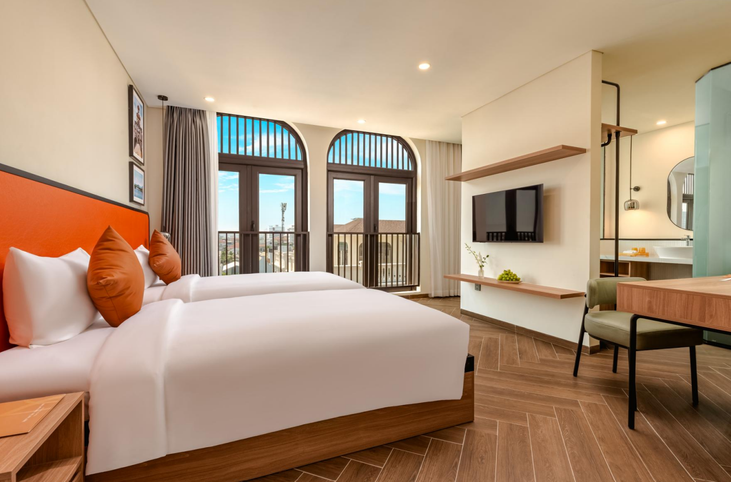 Nhu Y Riverside Serenity Twin Room