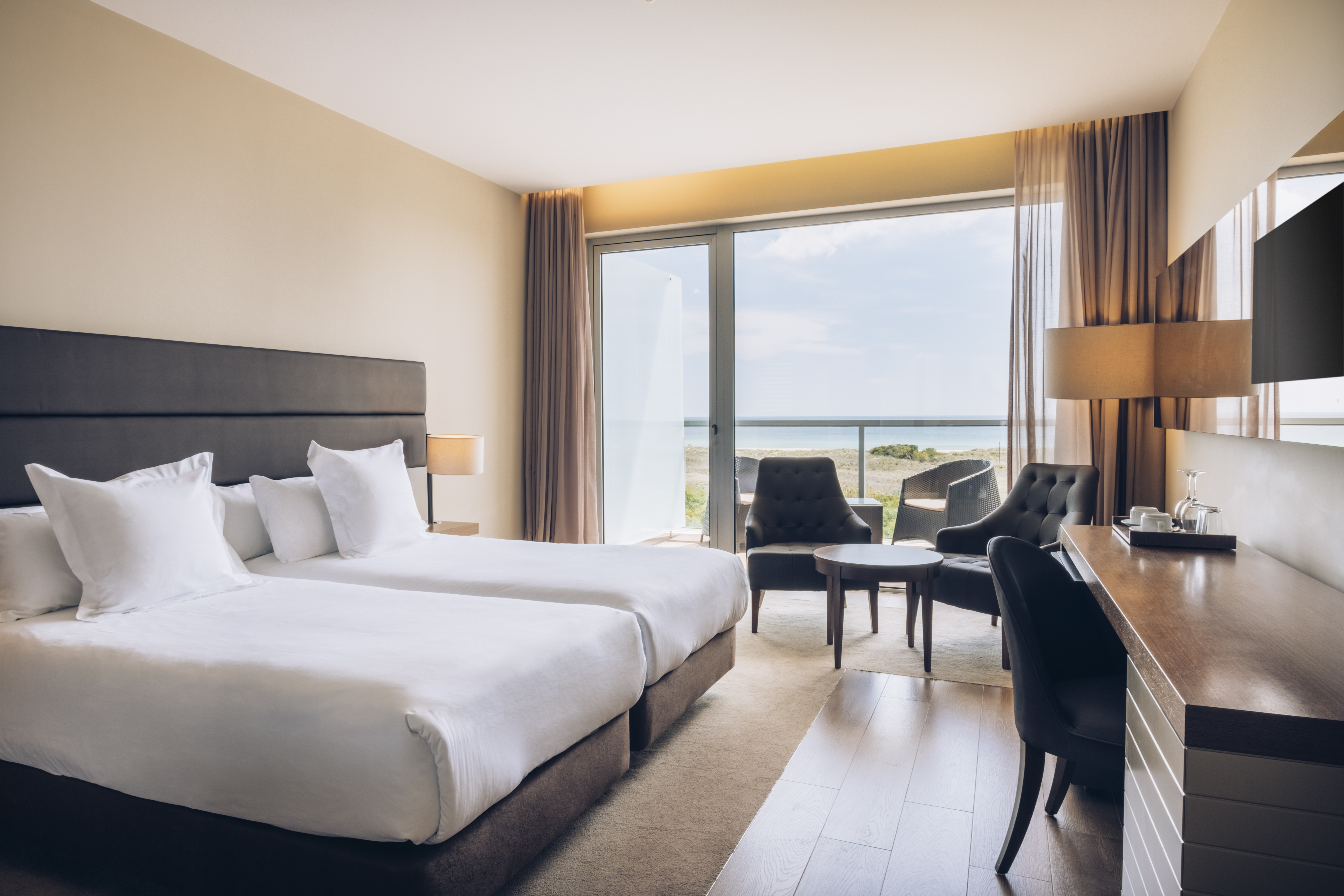 Room, Double Bed, Lateral Side Sea View