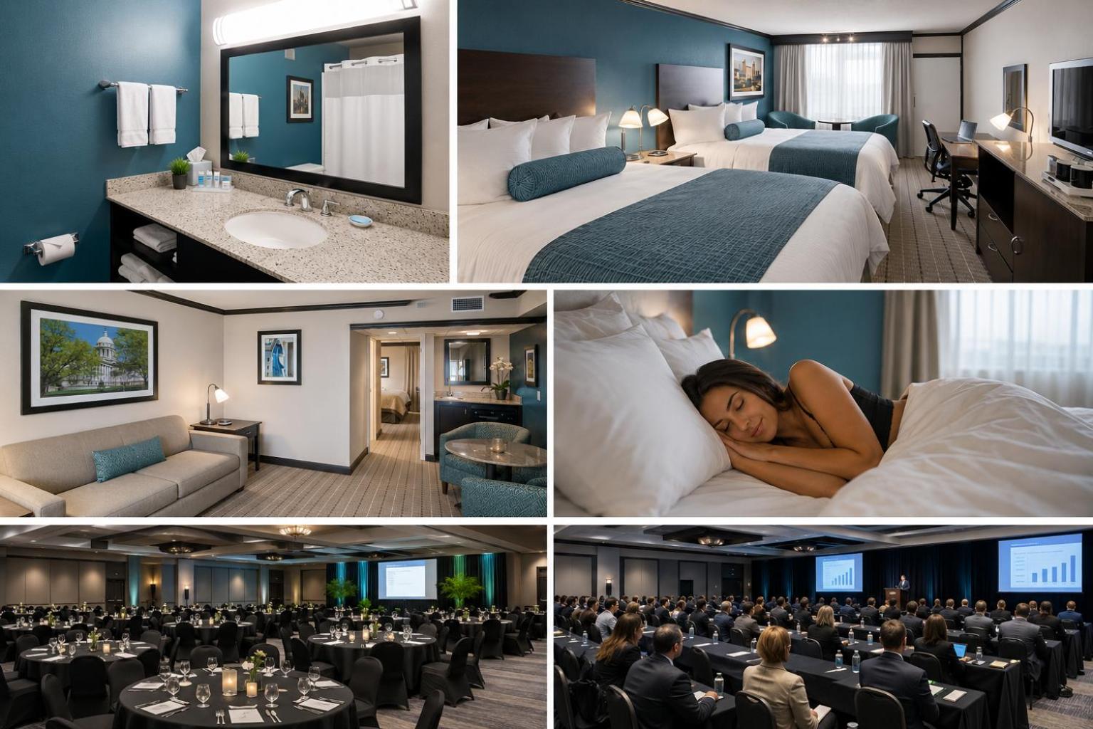 OKC Hotel Suites, Event Center, indoor Pool and Arcade, 5 Min from Downtown & Fairgrounds 23/45