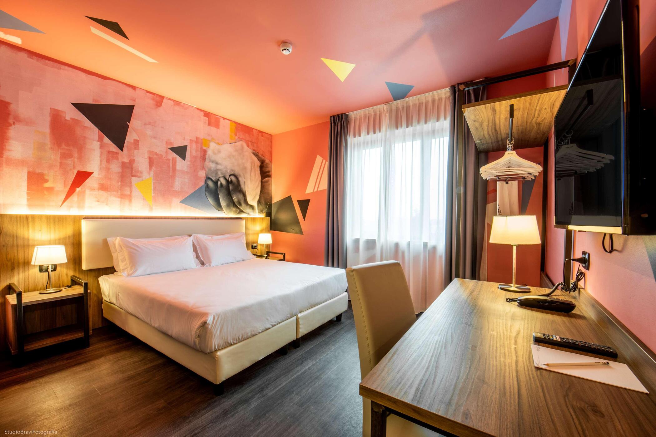 Room at Muraless Art Hotel, WorldHotels Crafted, CASTEL D AZZANO