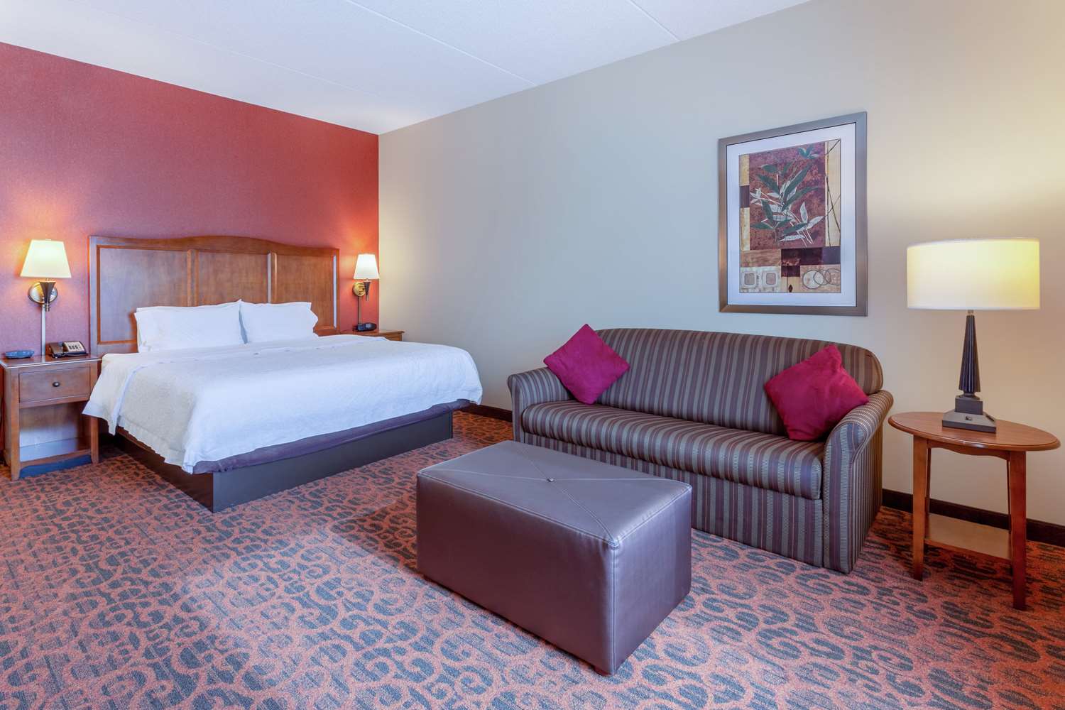 جناح استوديو بسرير كينج مع أريكة، Hampton Inn Baltimore Owings Mills 2/4