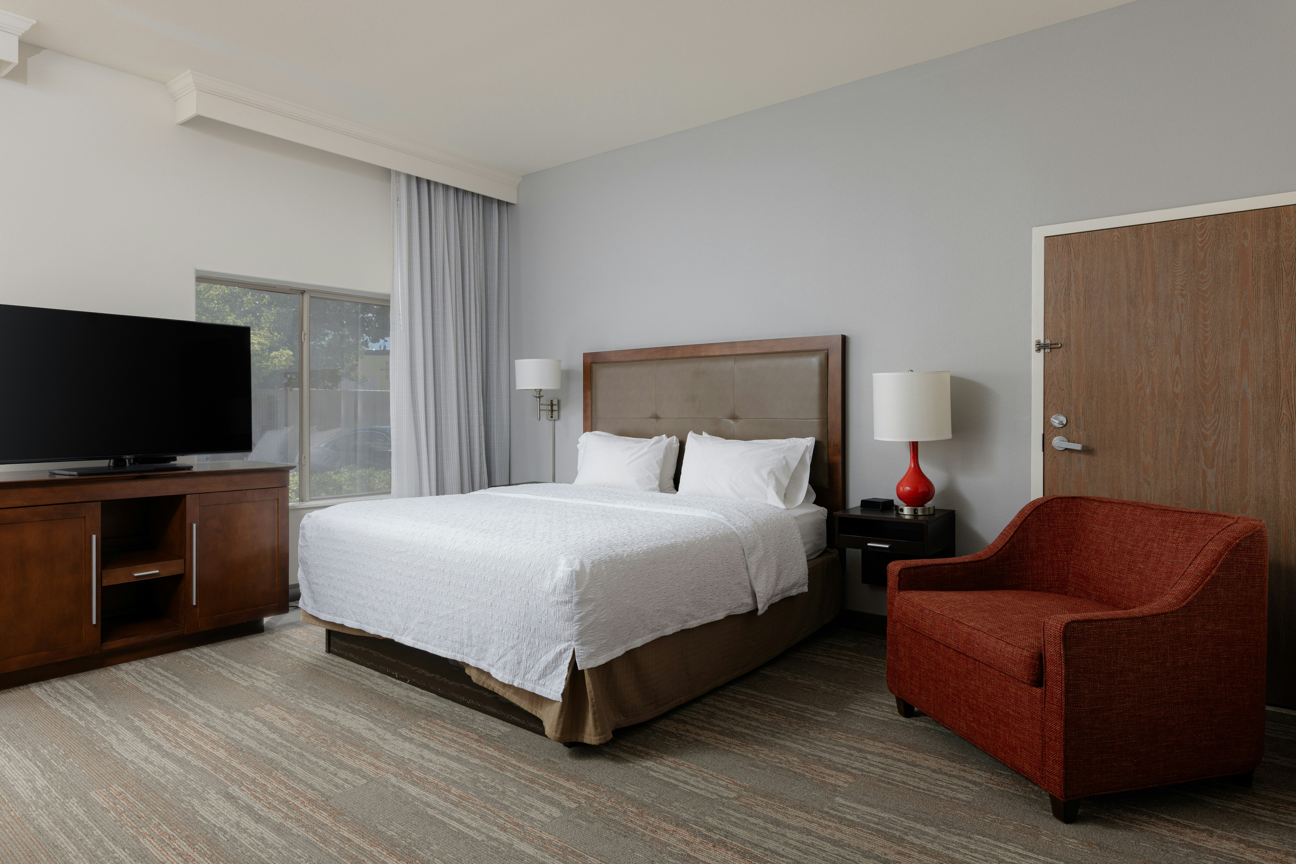 غرفة بسرير كينج لذوي الإعاقة، Hampton Inn Suites Palmdale 2/5