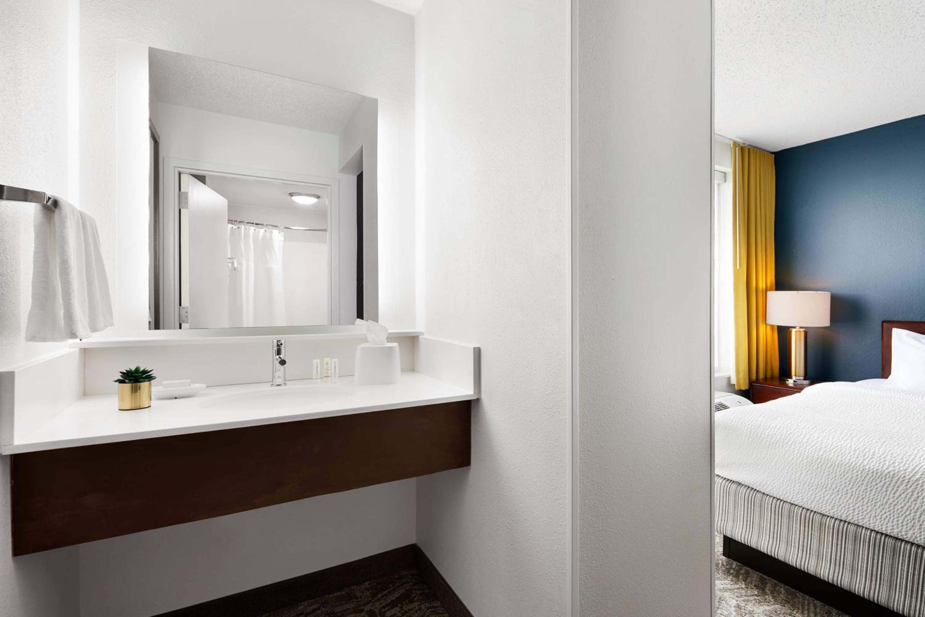 جناح بسرير كينج مع سرير سحّاب إضافي مع أريكة بحوض استحمام لذوي الإعاقة، Springhill Suites Richmond North Glen Allen Ex Springhill Suites Richmond Virginia Center 3/4