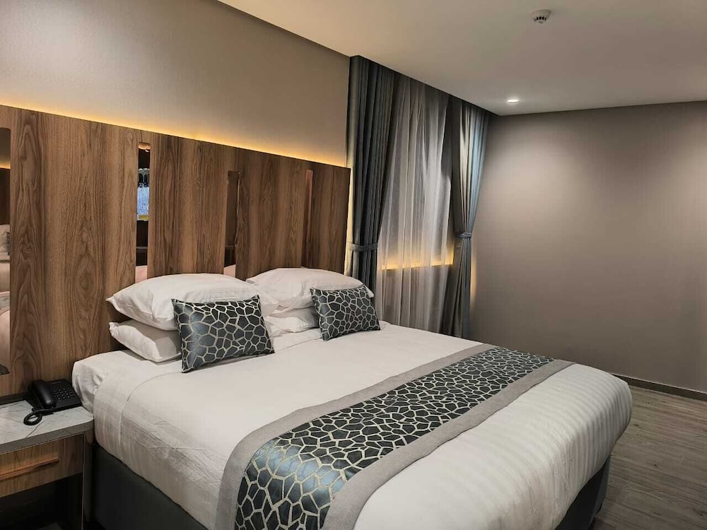 غرفة بسرير مزدوج بإطلالة على المدينة، Nasamat Makkah Hotel 4/7