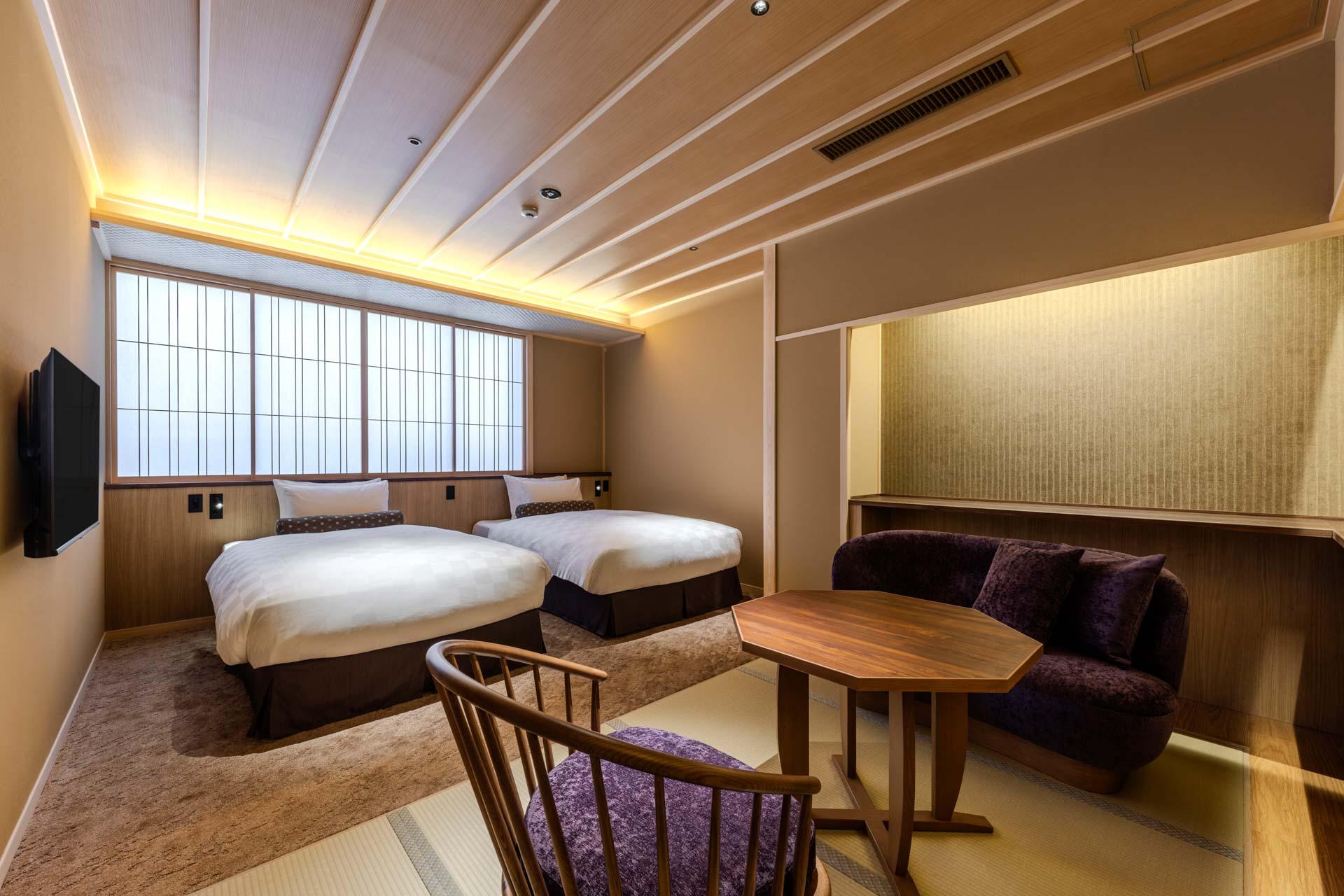 Semi Room, Superior, 2 Semi Double Beds, Outdoor Bath