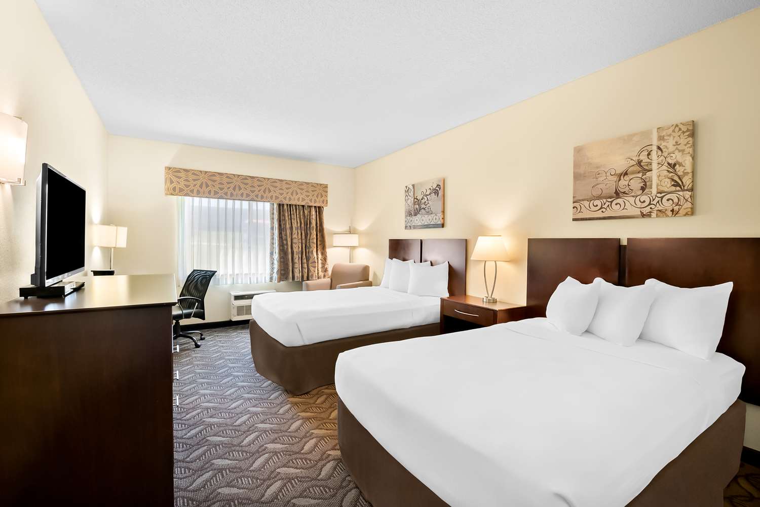 غرفة بسريرين مزدوجين، Best Western Nebraska City Inn 2/4