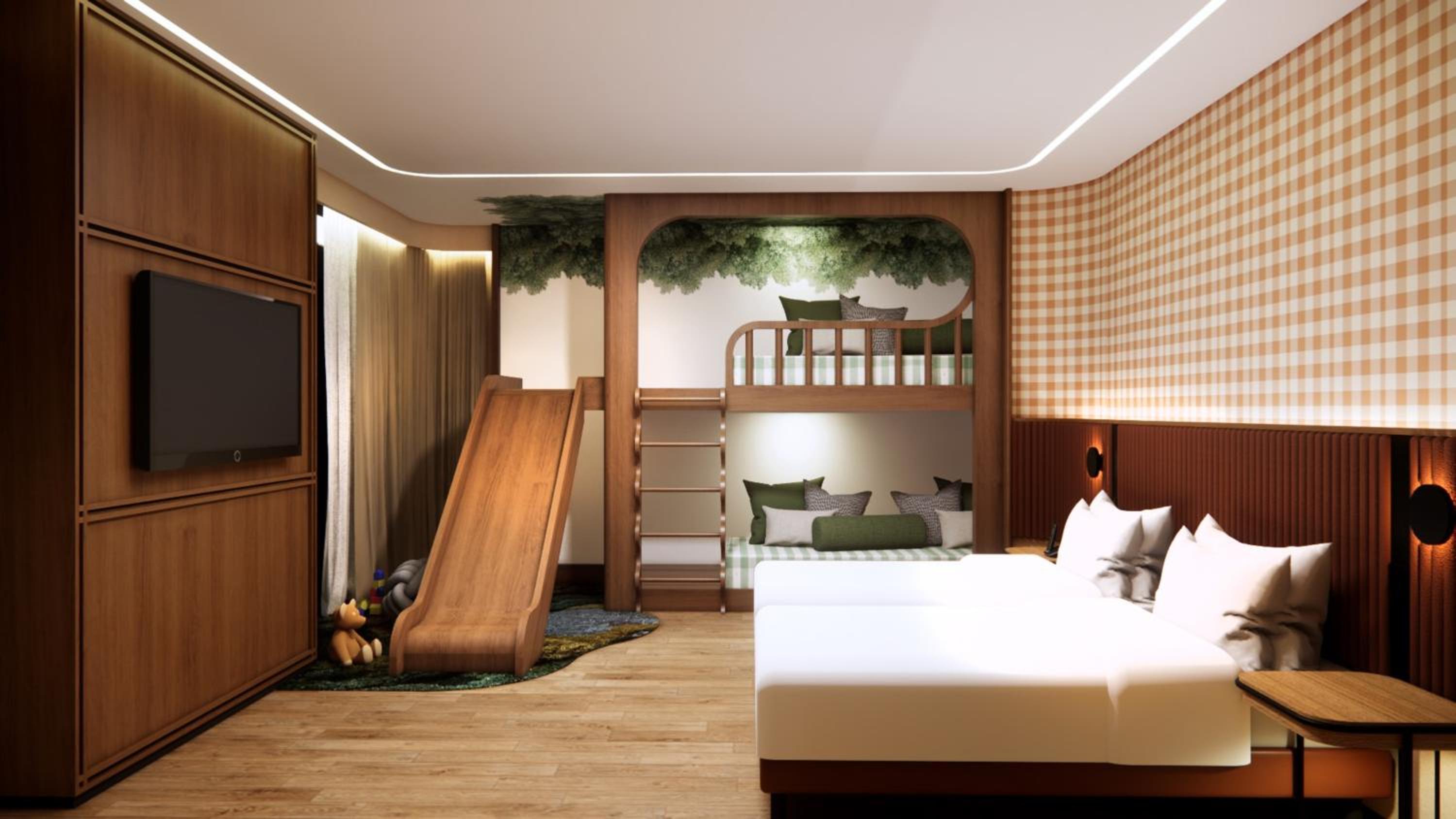 FAMILY, TWIN BEDS, BUNK BED