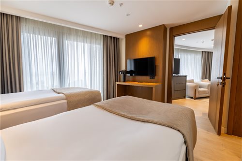 جناح عائلي بإطلالة على البحر، Beks Premium Resort and Spa 3/7