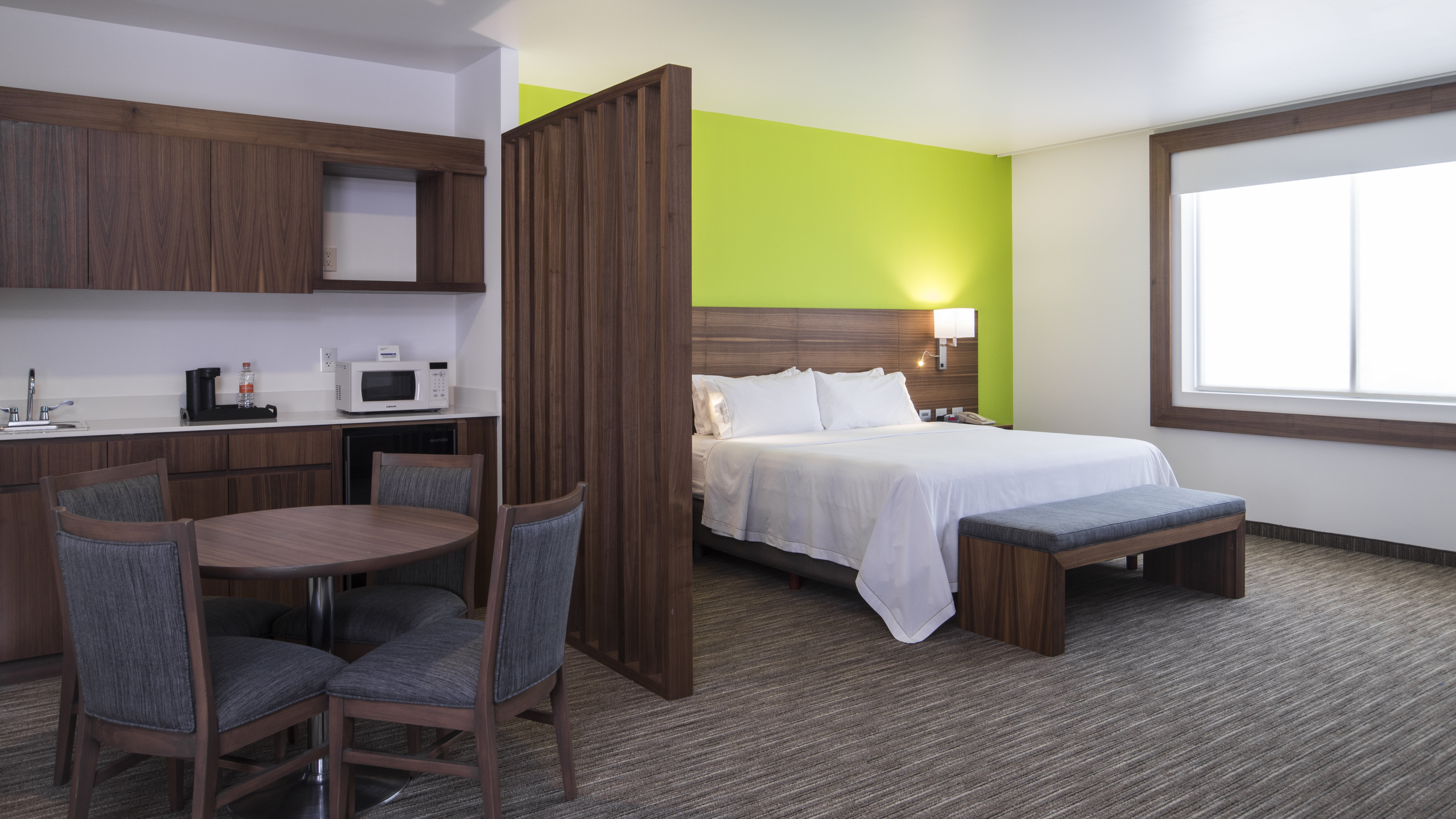 Suite, King Bed, Bath and Shower