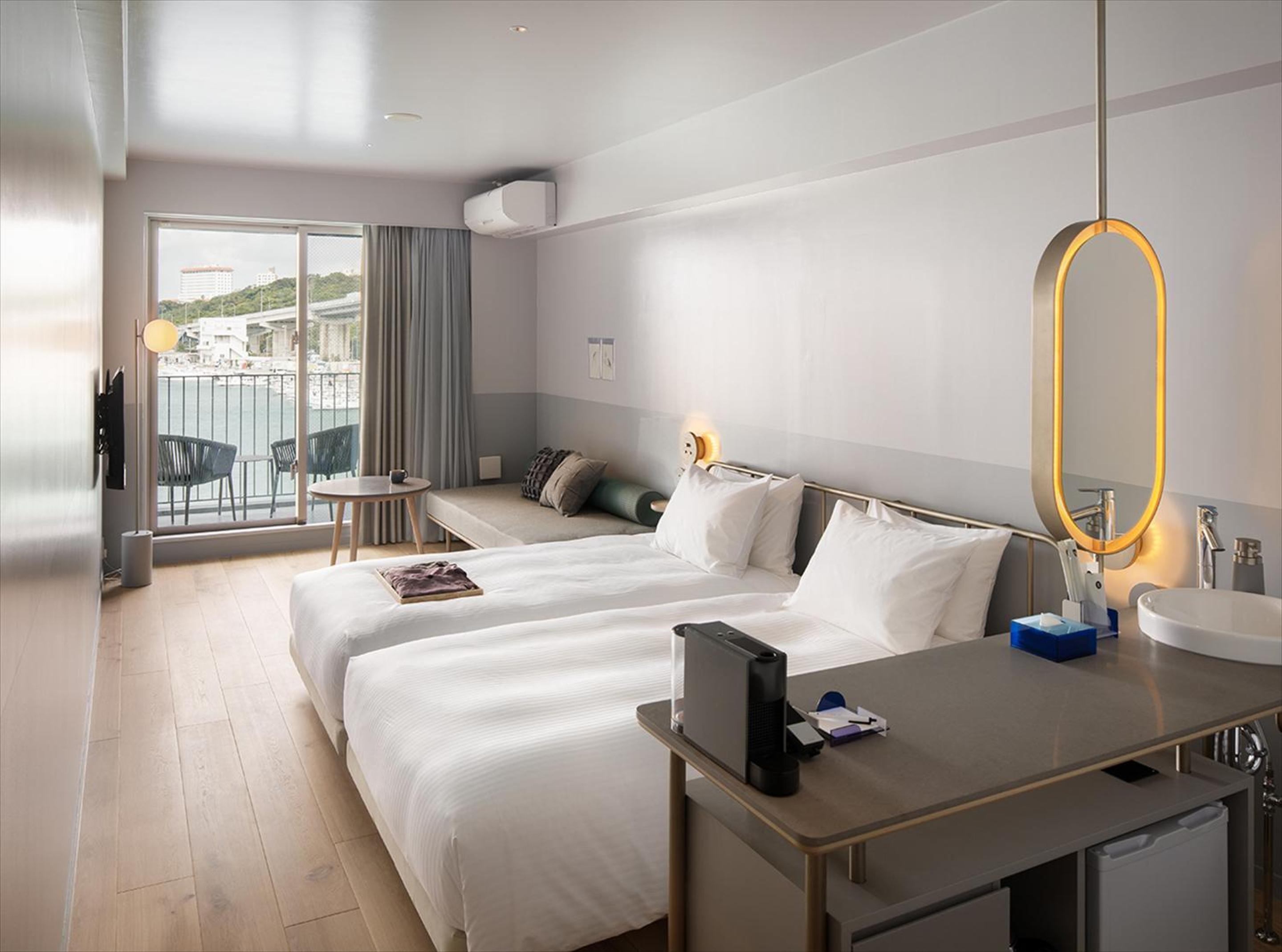 Harbor, Twin Beds, Sofa, Terrace