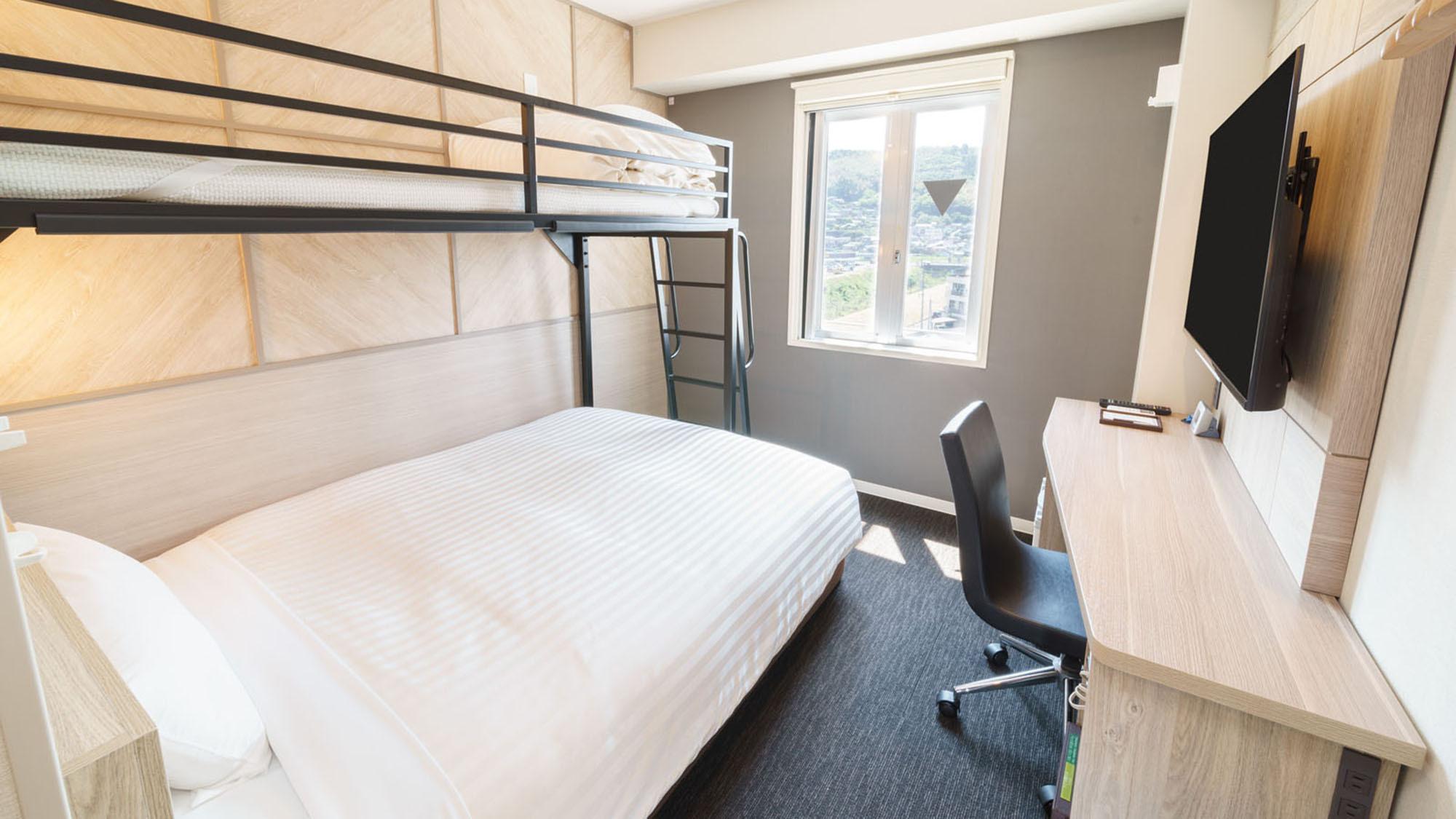 Room, Double or Single Bed, Bunk Bed