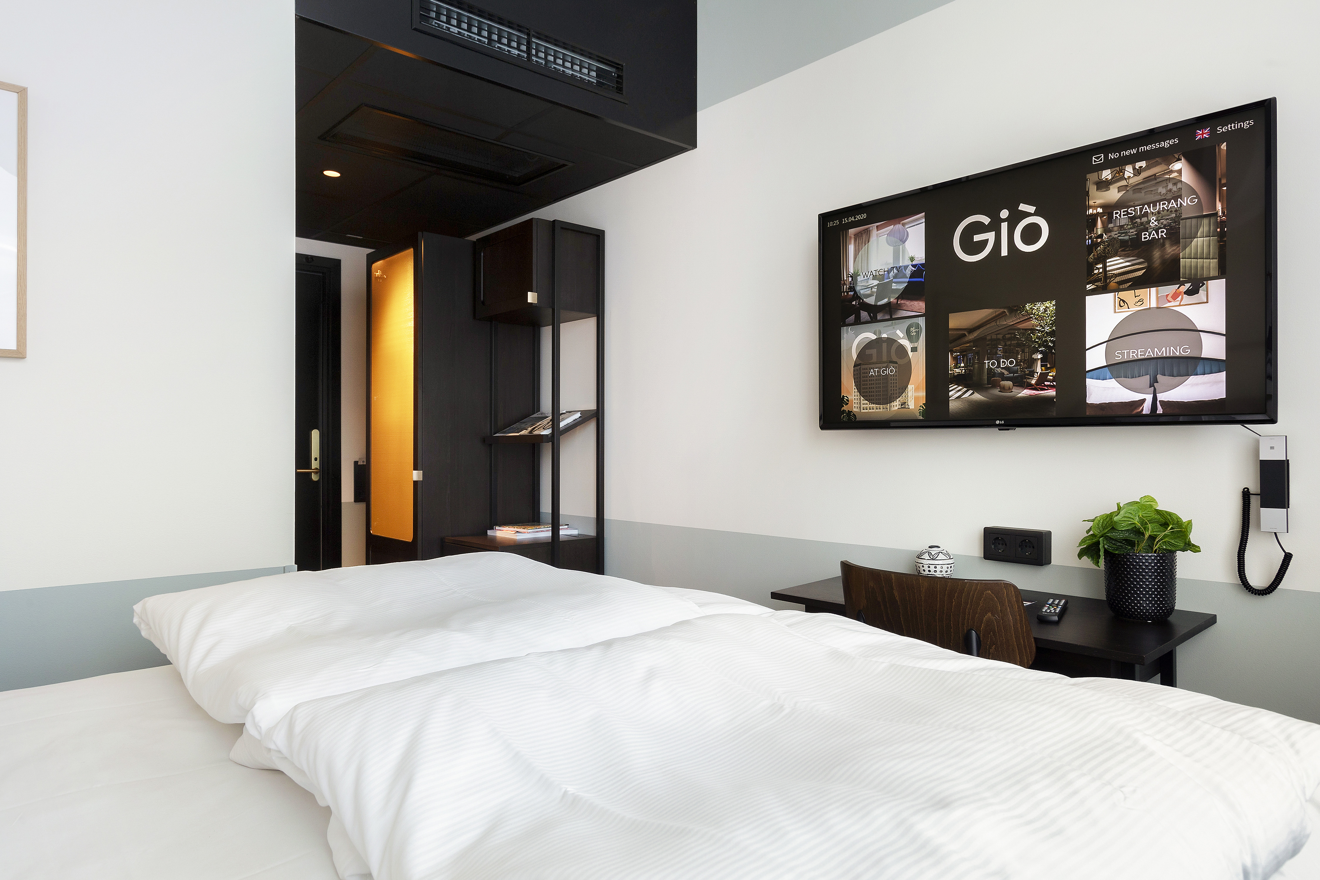 غرفة بسرير كوين، Hotel Gio, BW Signature Collection 3/4