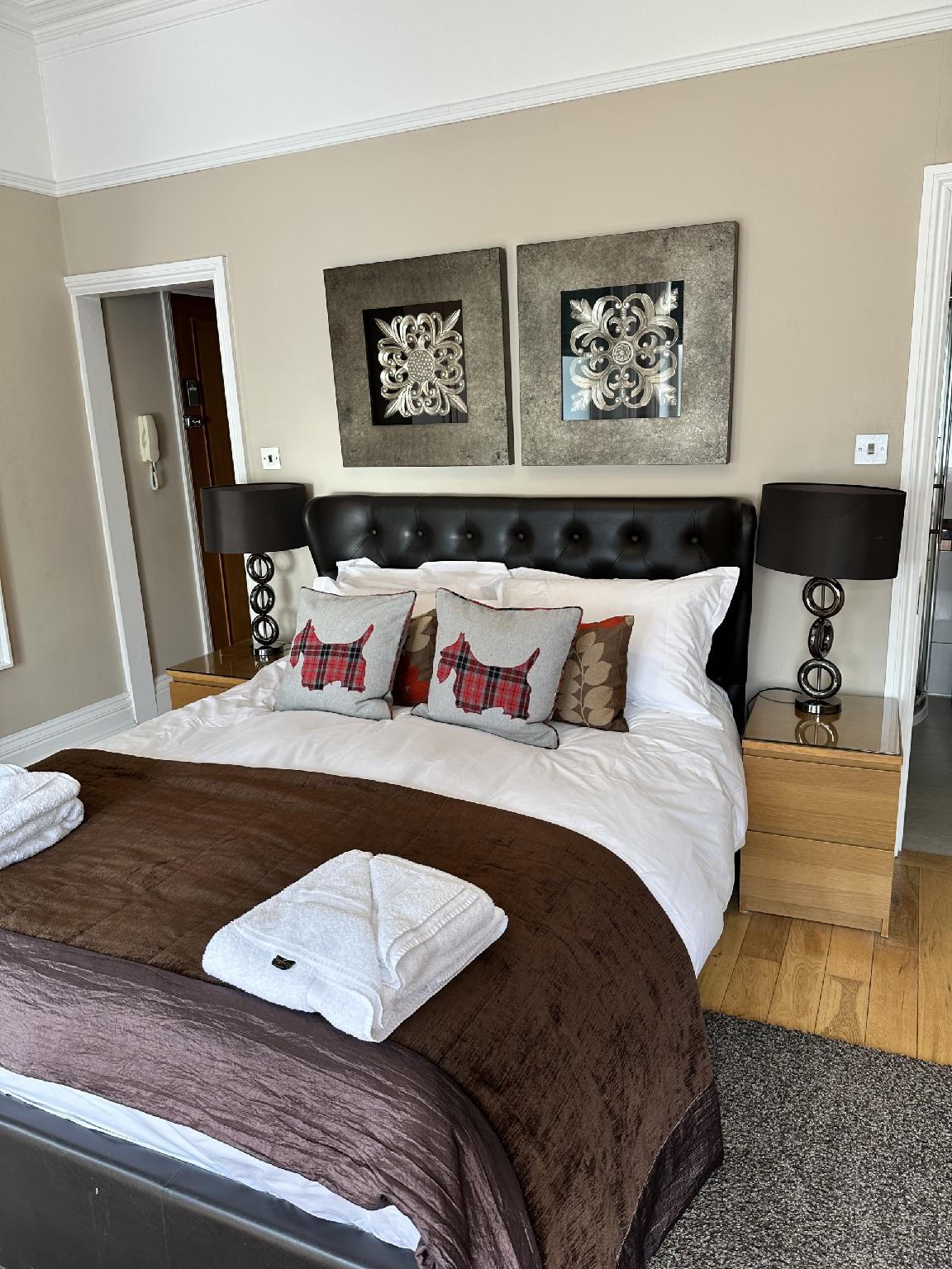 Luxury, Studio, Apartment, Queen Bed, Street View