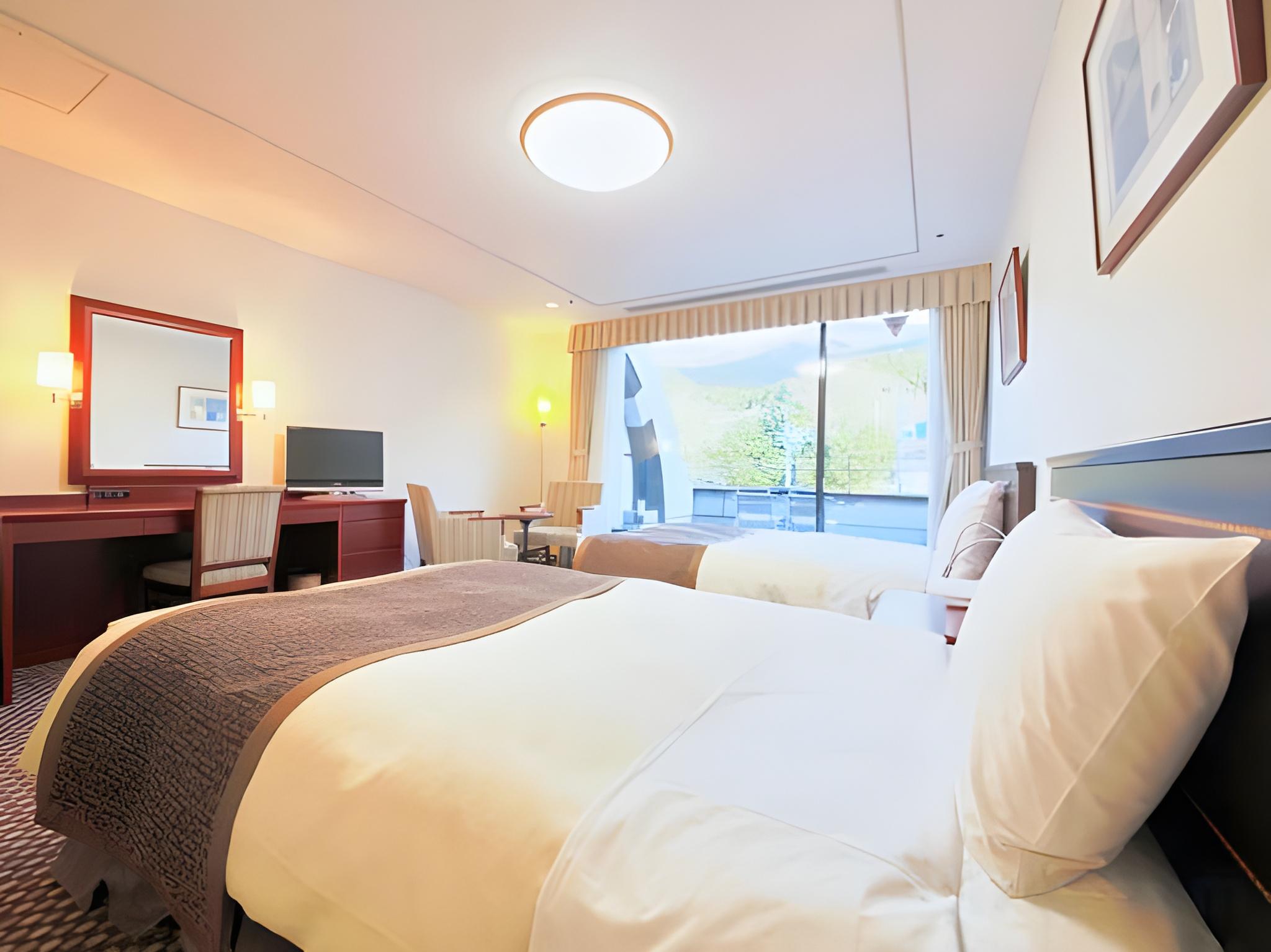 Room, 2 Double Beds, Mountain Side
