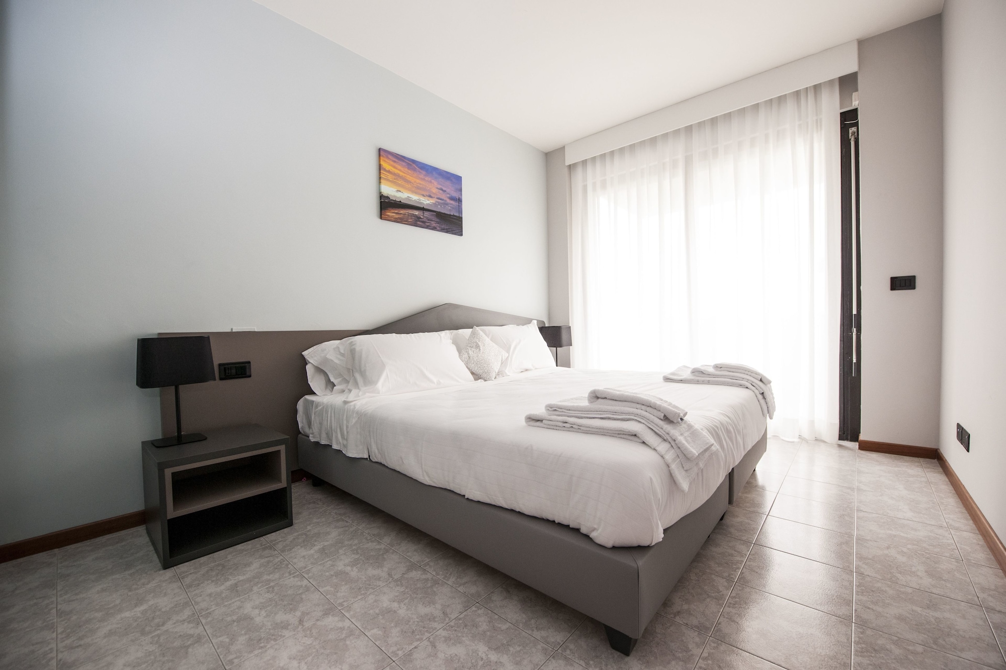 شقة بسرير مزدوج وسرير فردي بغرفتي نوم، Suites Marilia Apartments 2/7