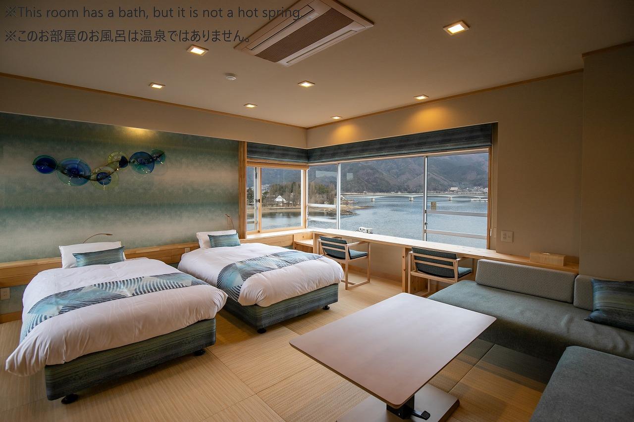 Japanese Western, Guest Room, Superior, Lake View, Bathtub, West Wing, Corner