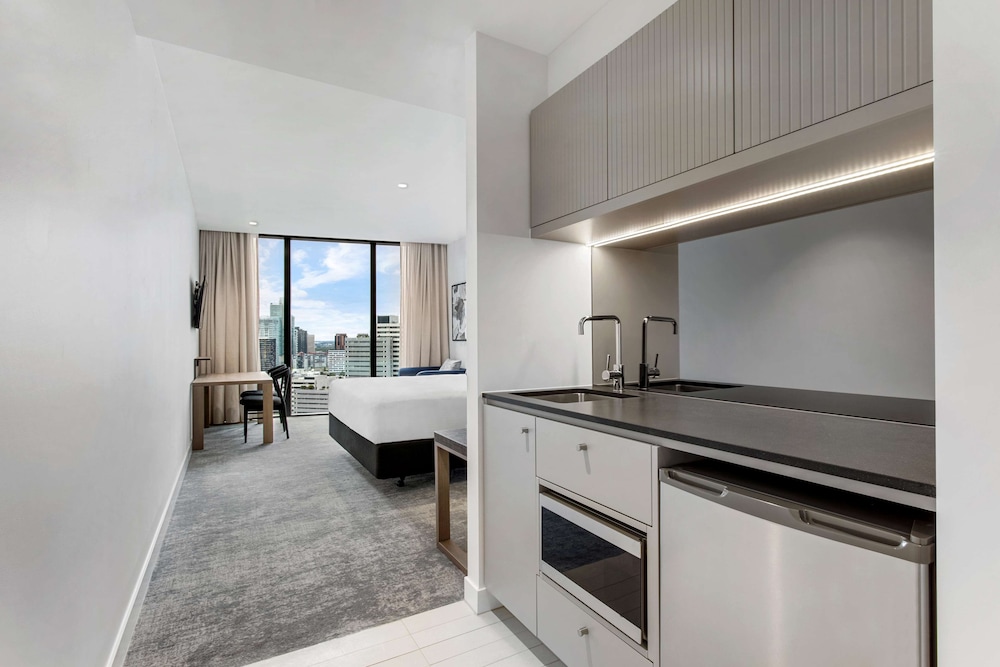 شقة متصلة بأربعة أسرّة بغرفتي نوم، Adina Apartment Hotel Melbourne Southbank 5/5