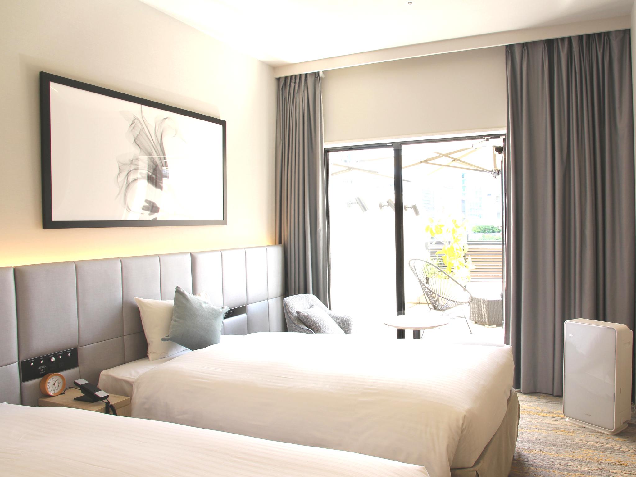 Semi Room, 2 Semi Double Beds, Balcony