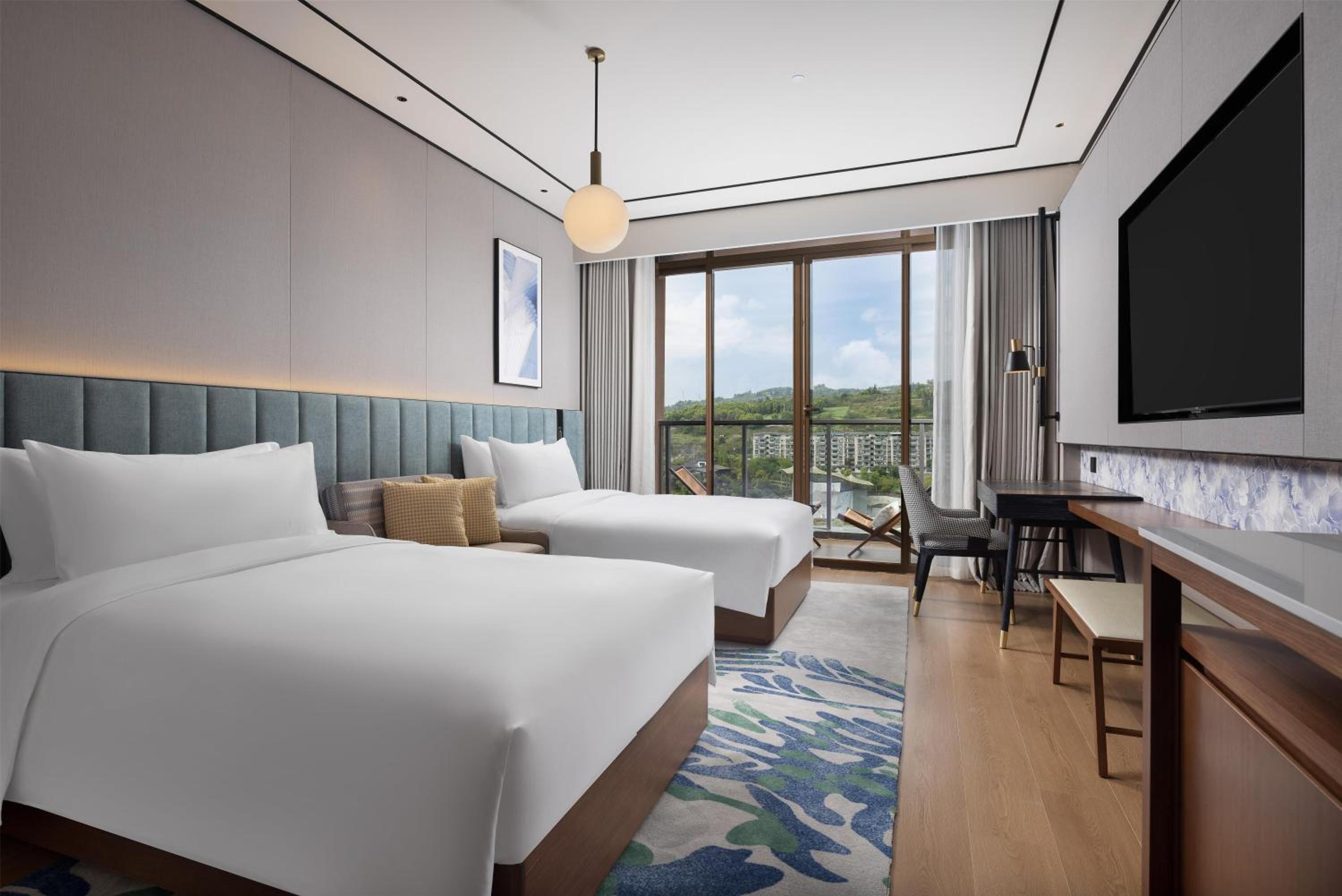 Guest Room, Twin Beds, Mountain View