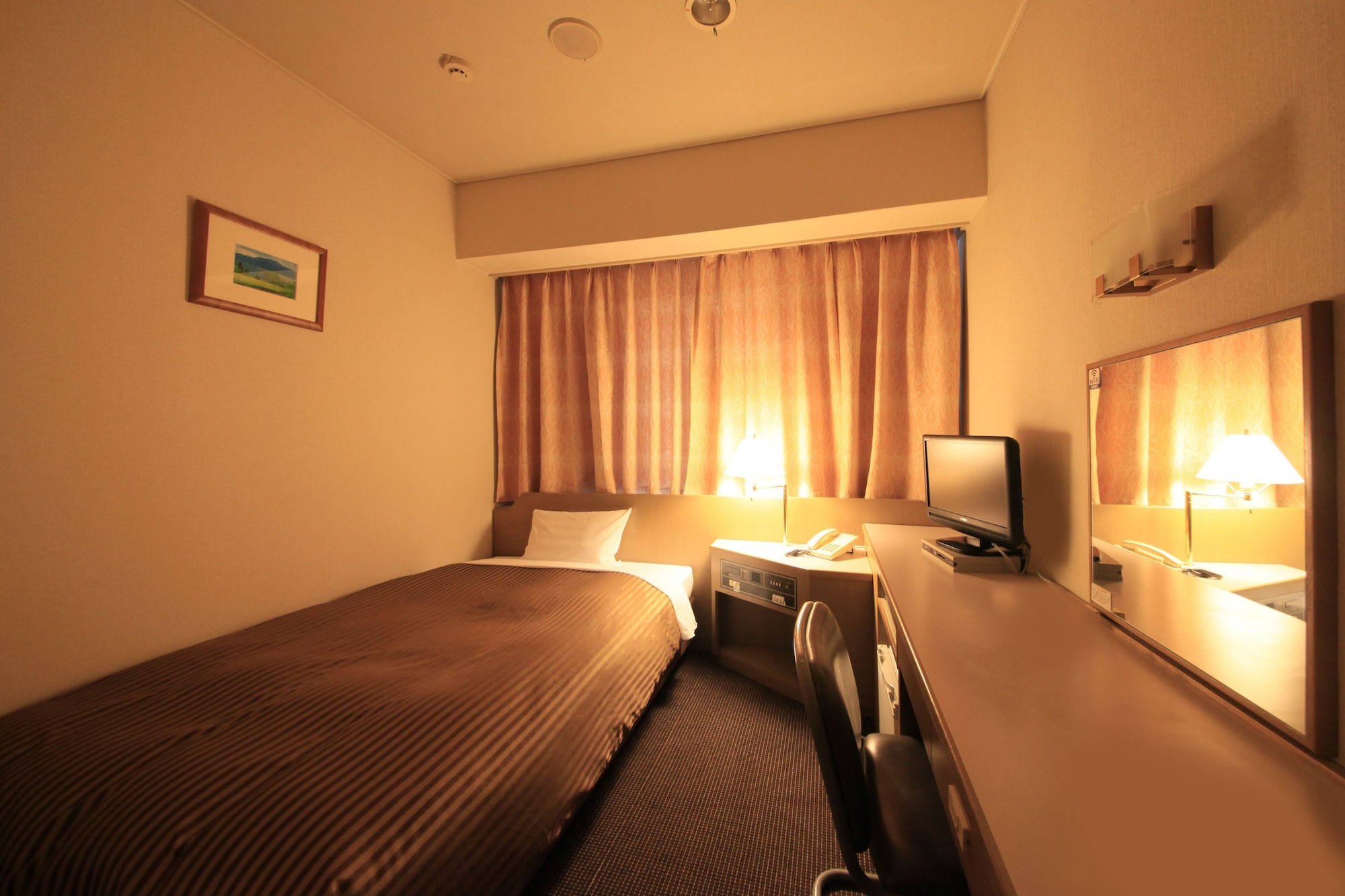غرفة مفردة بسرير فردي للمدخنين، Hotel Nagano Avenue 4/10
