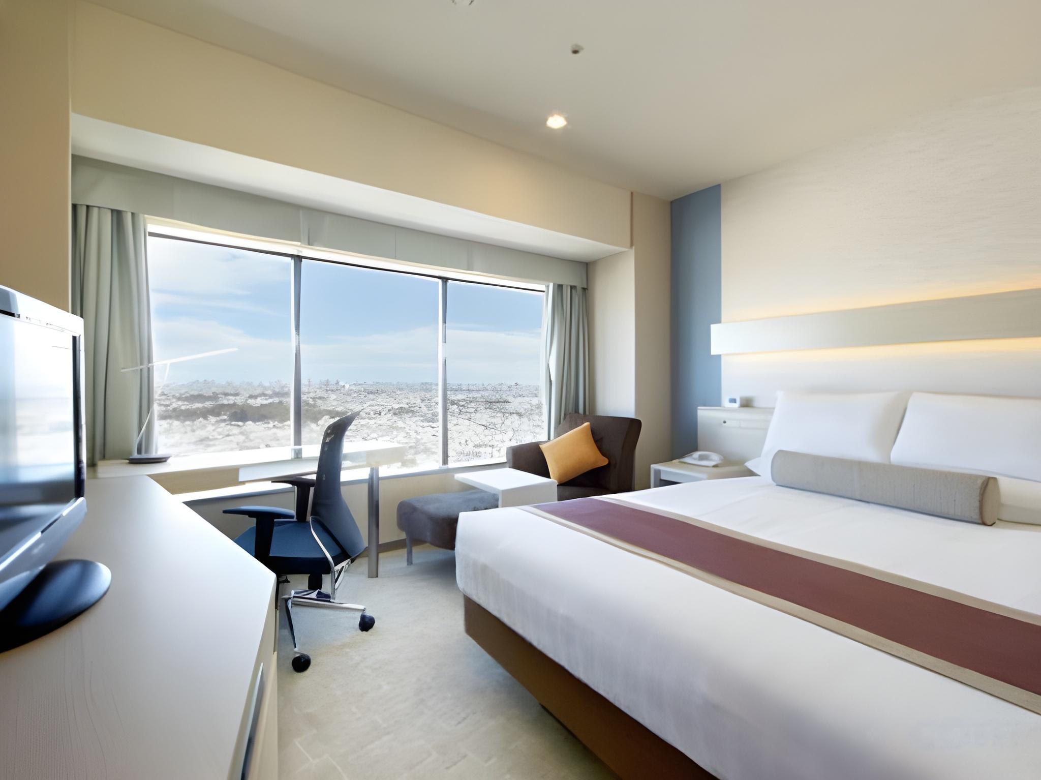 Room, Double Bed, Sky View, Smoking