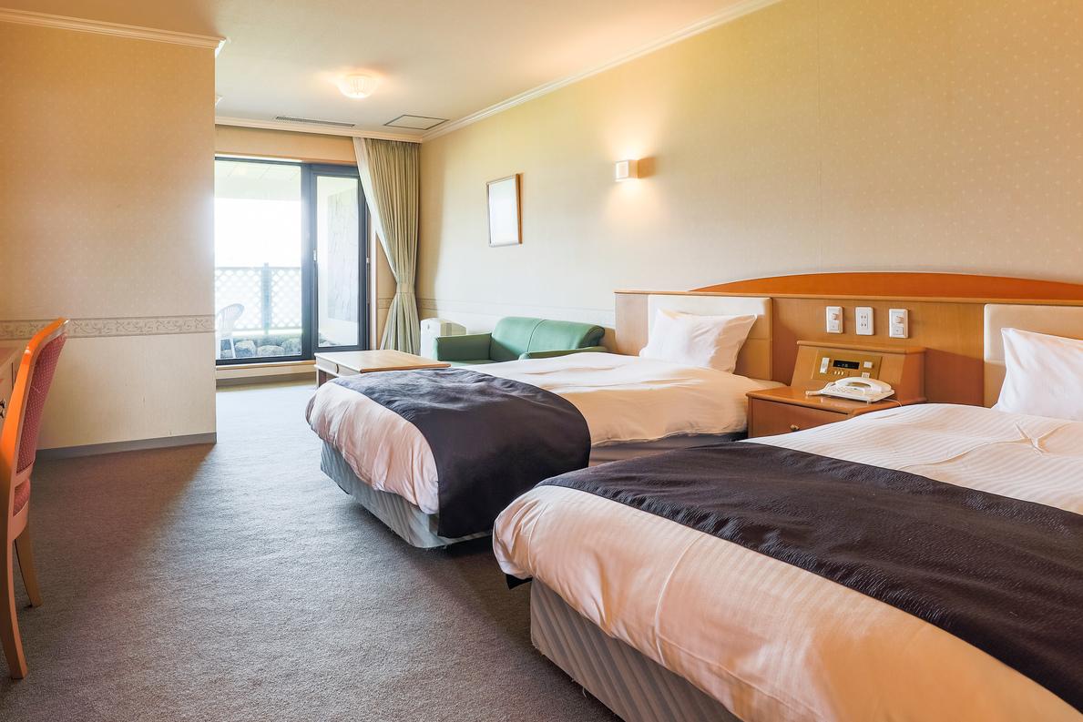 Deluxe, Twin Beds, Outdoor Bath