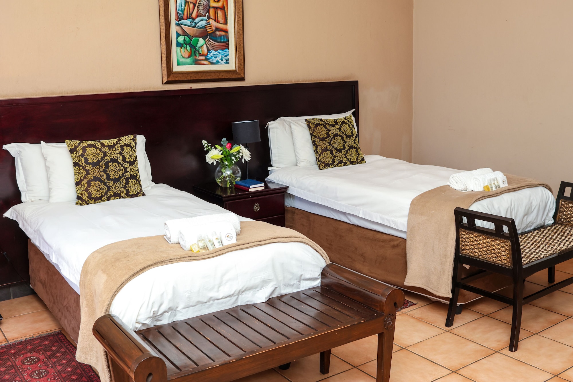 غرفة فاخرة بسريرين منفصلين، Thaba Legae Guest Lodge 2/4