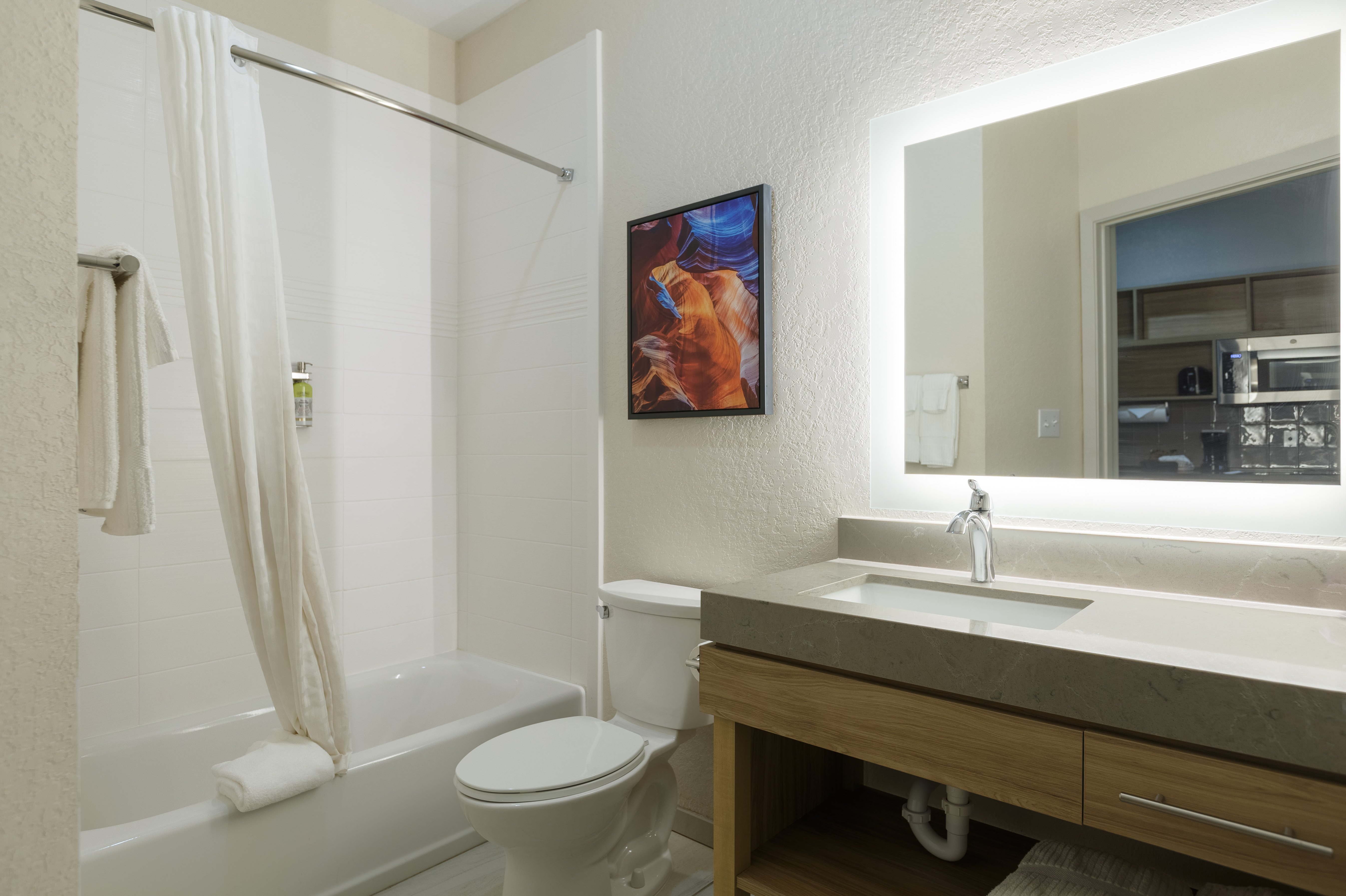 جناح استوديو بسرير كوين، Candlewood Suites San Antonio - Schertz 3/7
