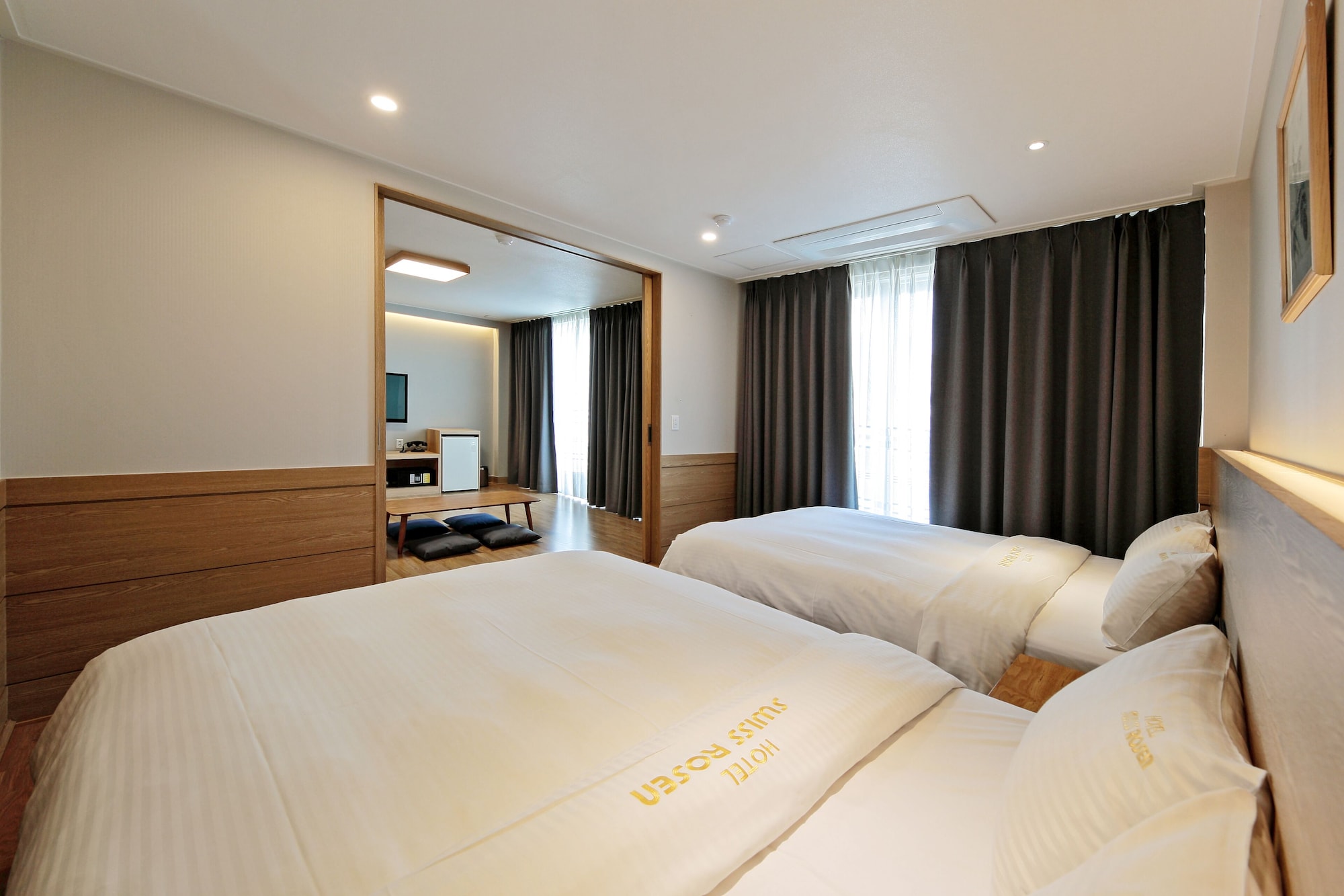 جناح عائلي بسريرين كوين، Benikea Swiss Rosen Hotel 3/6