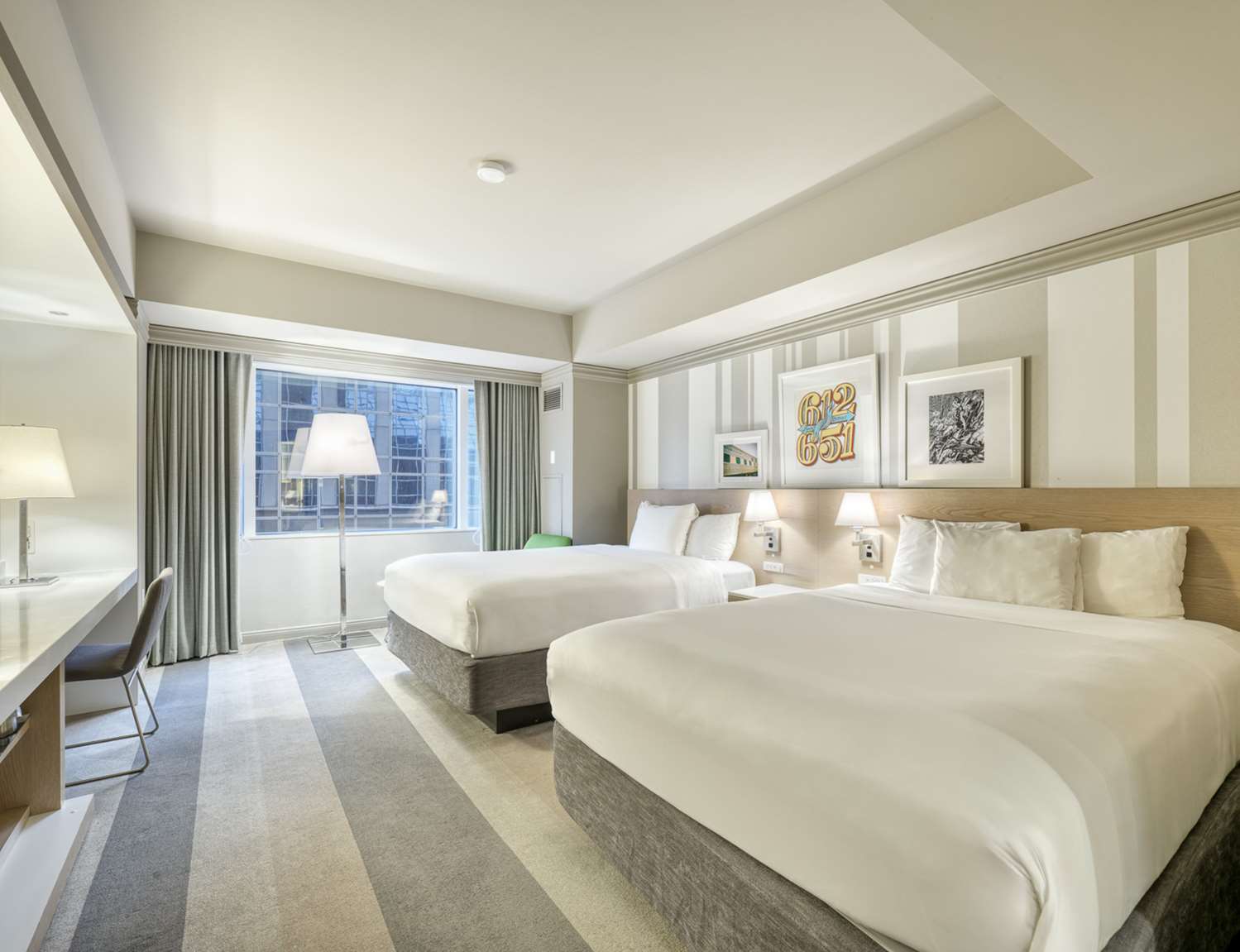 DELUXE, 2 QUEEN BEDS