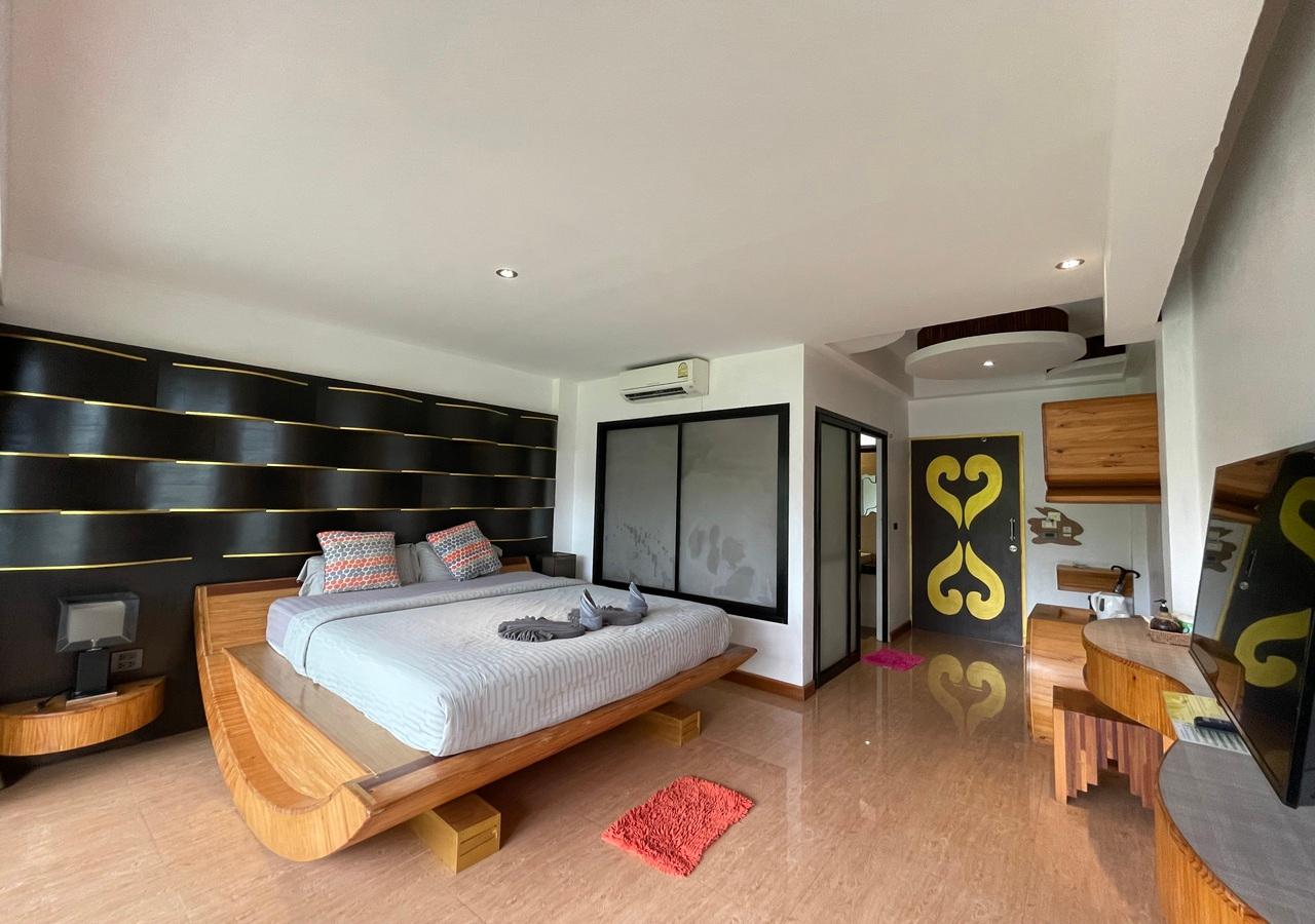 Room, Double Bed, Side Sea View