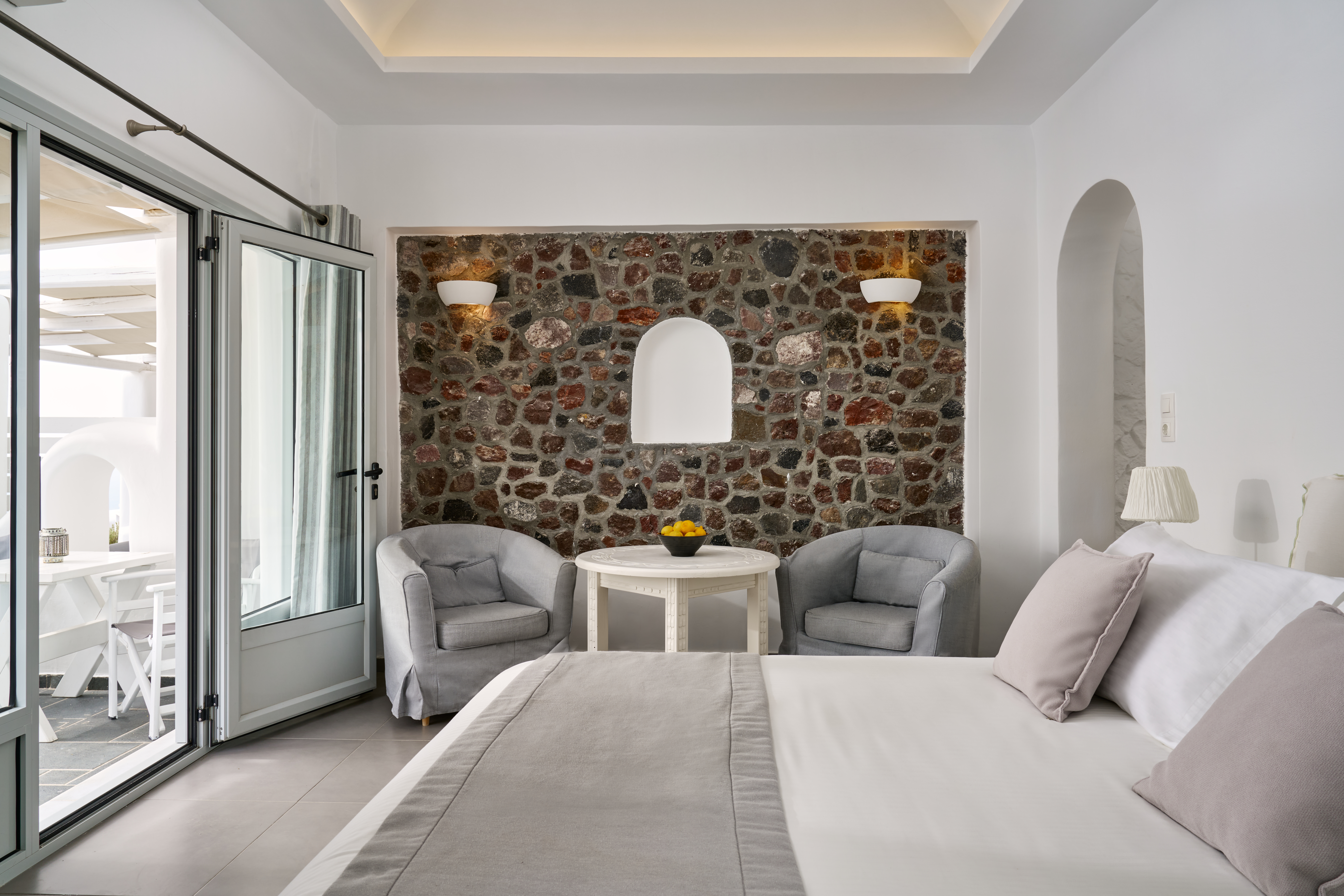 Room, Caldera View، Agali Houses 3/10