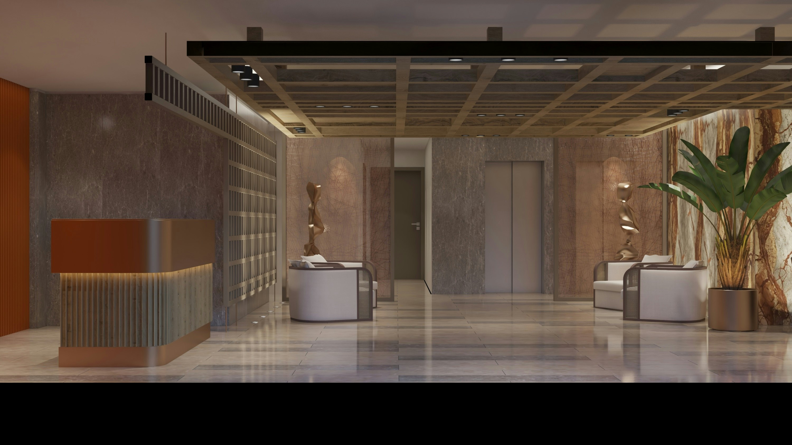 Lobby at Aspera Hotel Altunizade, ISTANBUL