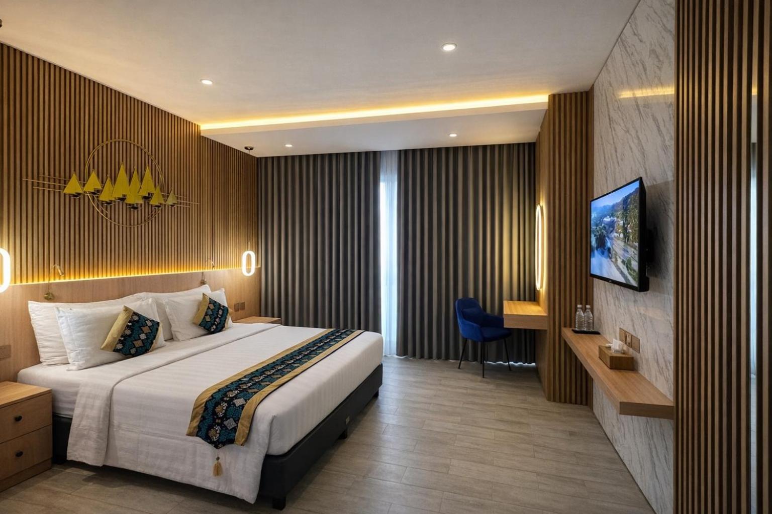 Grand, Deluxe, Double Bed, Sea View, Raja Hotel Kuta Mandalika Resort & Convention 4/10