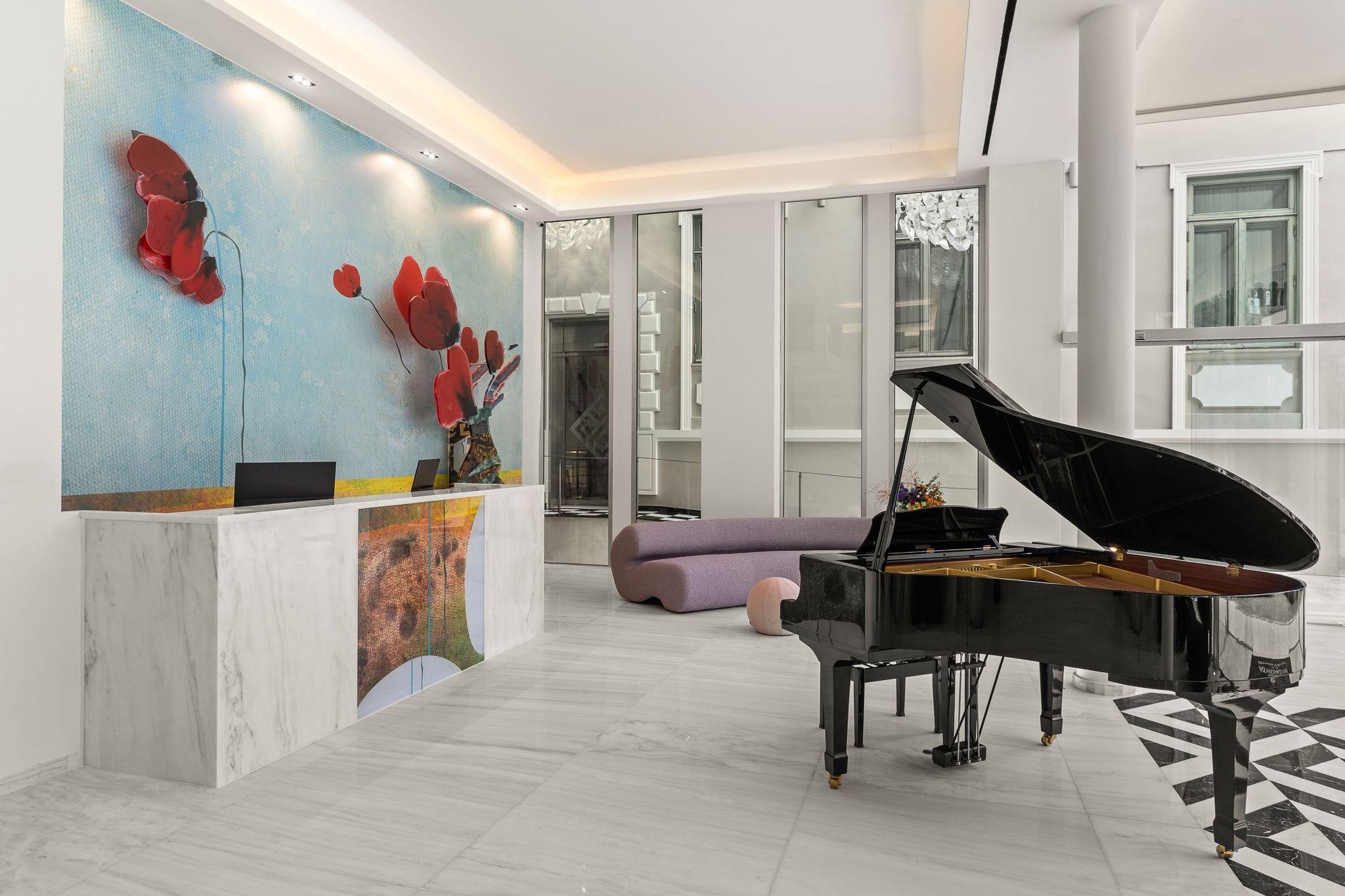 Lobby at Athenaeum Eridanus Luxury Hotel, ATHENS