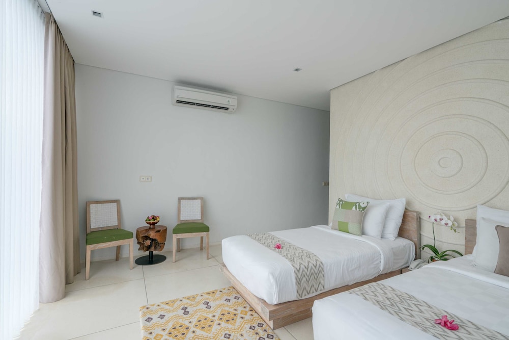 فيلا رئاسية عائلية بسريرين منفصلين بغرفتي نوم مع أريكة بمسبح خاص، Svarga Resort 2/3