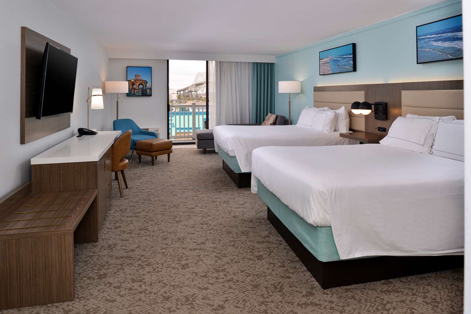 ROOM, 2 QUEEN BEDS, BEACH SIDE